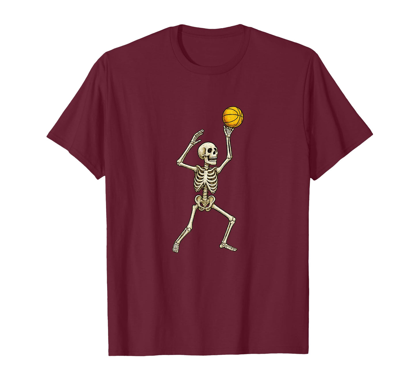 Skeleton Basketball Player - Court Points Three Pointer T-Shirt