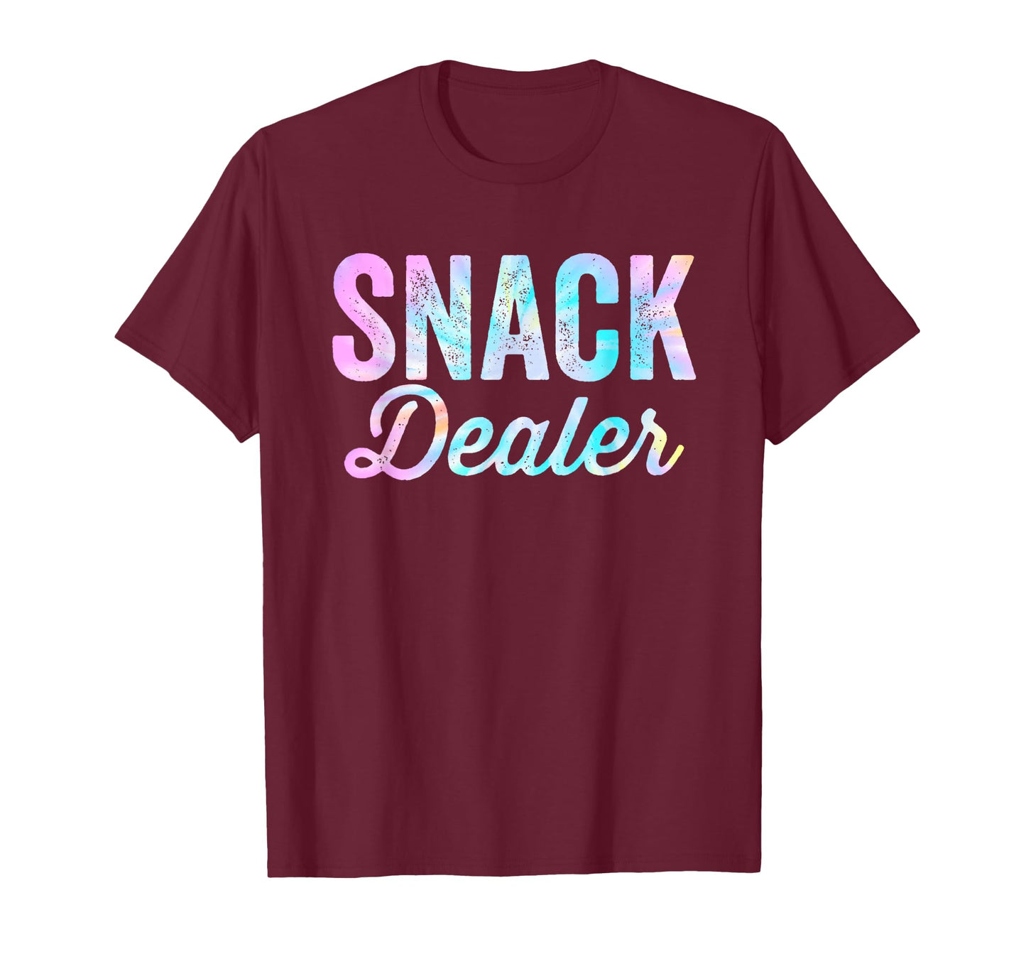 Snack Dealer Summer Camp Staff Daycare Worker Funny Tie Dye T-Shirt for Men Women