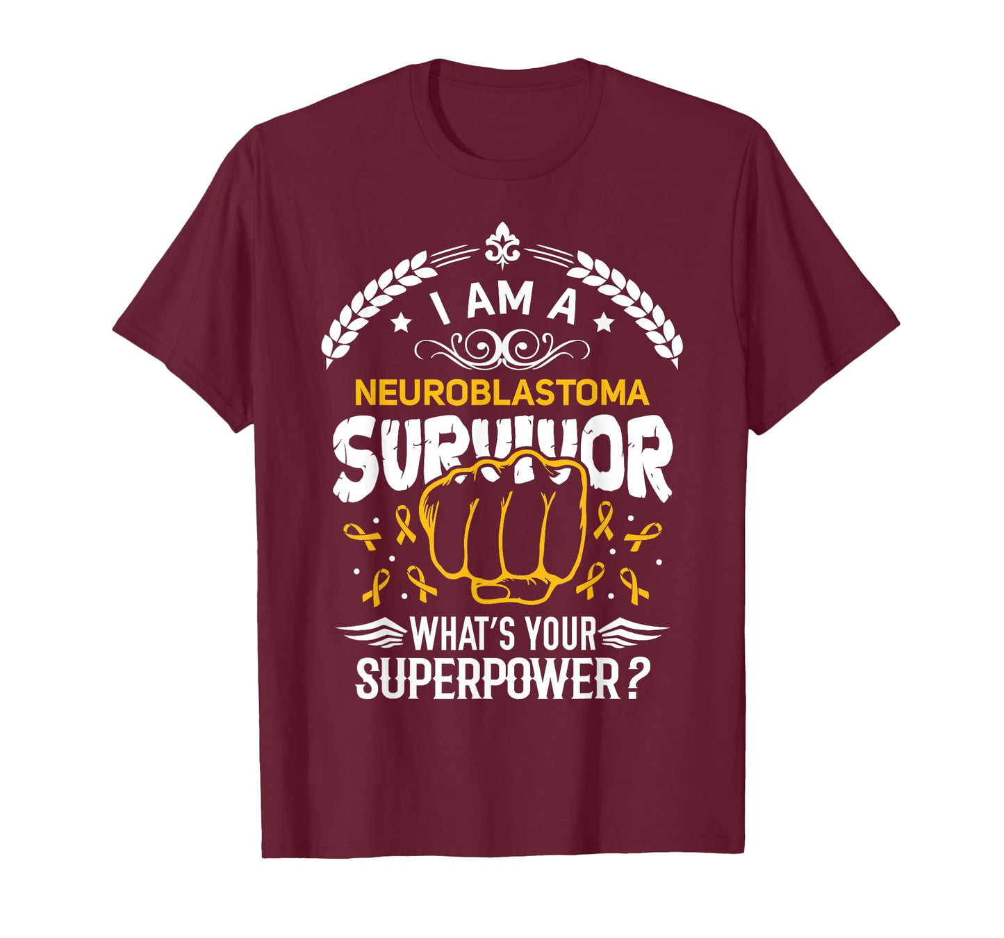 Neuroblastoma Awareness Ribbon T Shirts T-Shirt