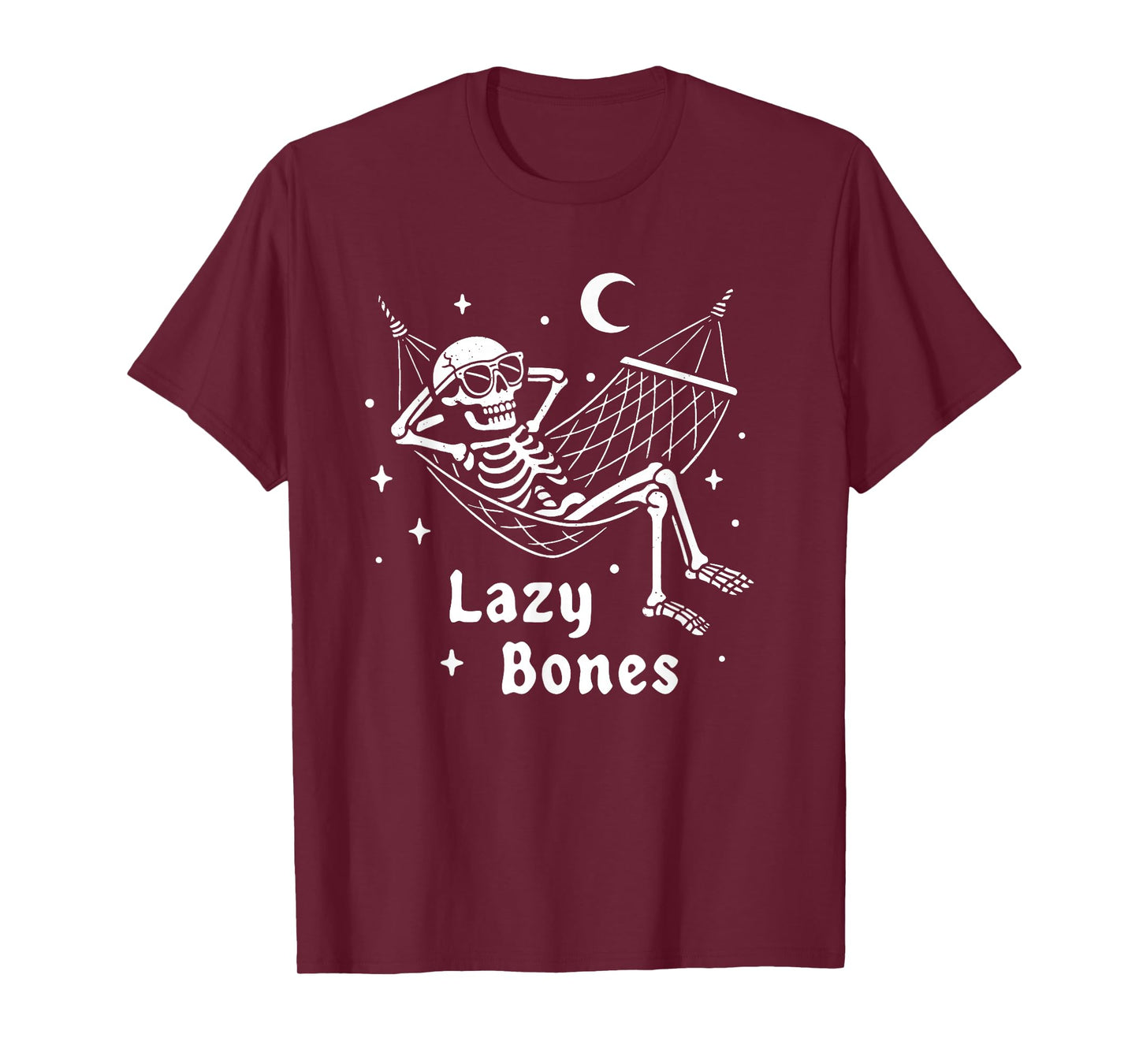 Skeleton Lazy Bones Halloween T-Shirt