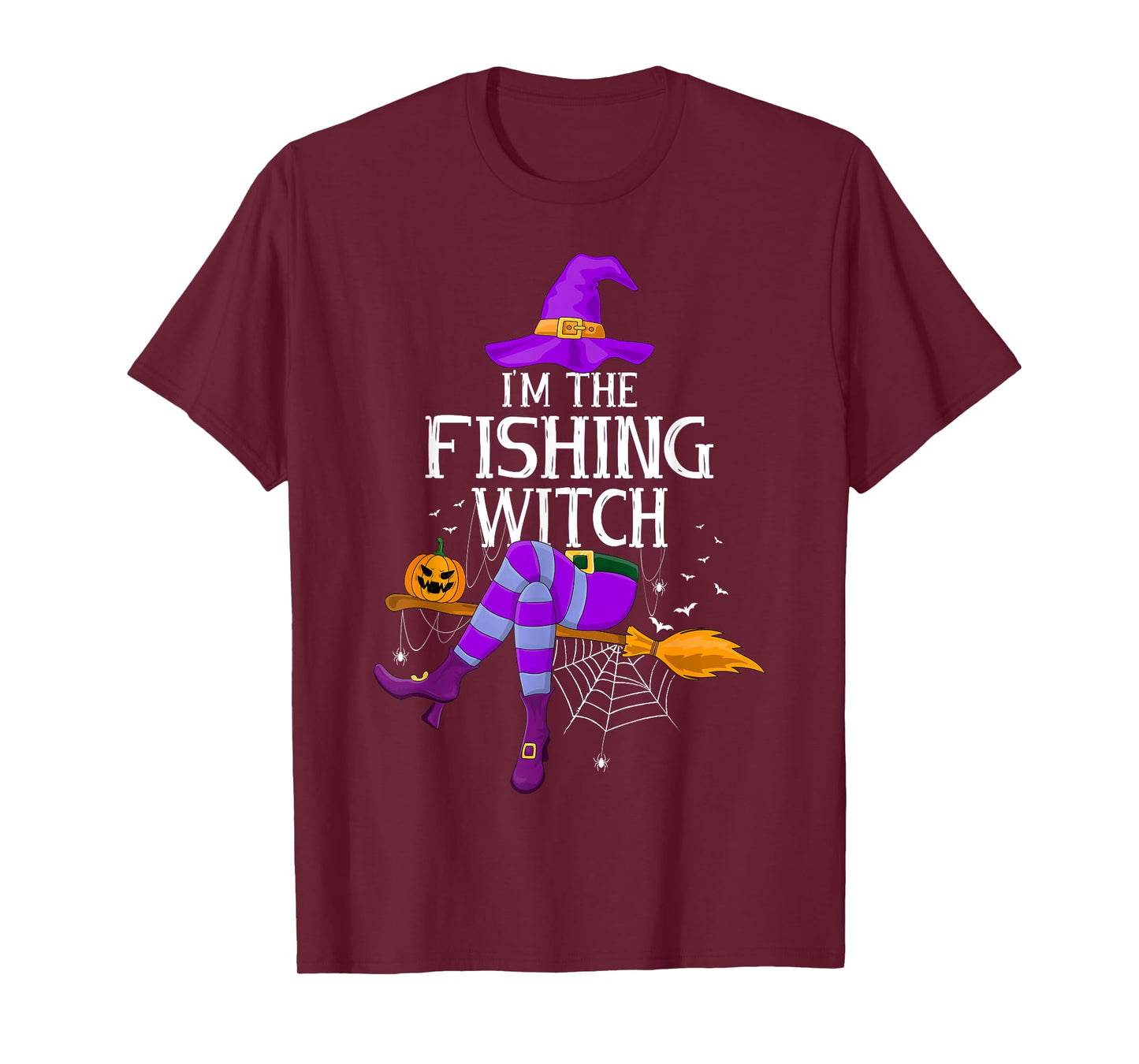 Matching Family Costume I'm The Fishing Witch Halloween T-Shirt