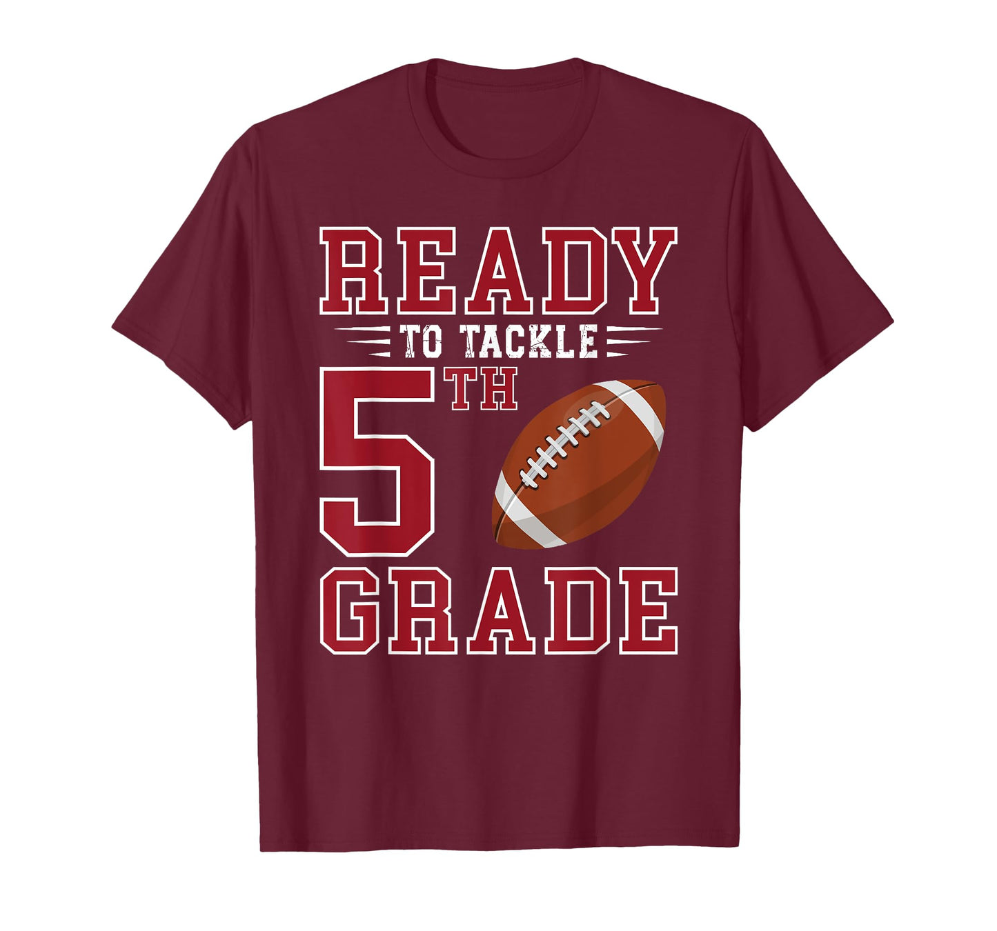Ready to Tackle 5th Grade Back to School First Day of School T-Shirt