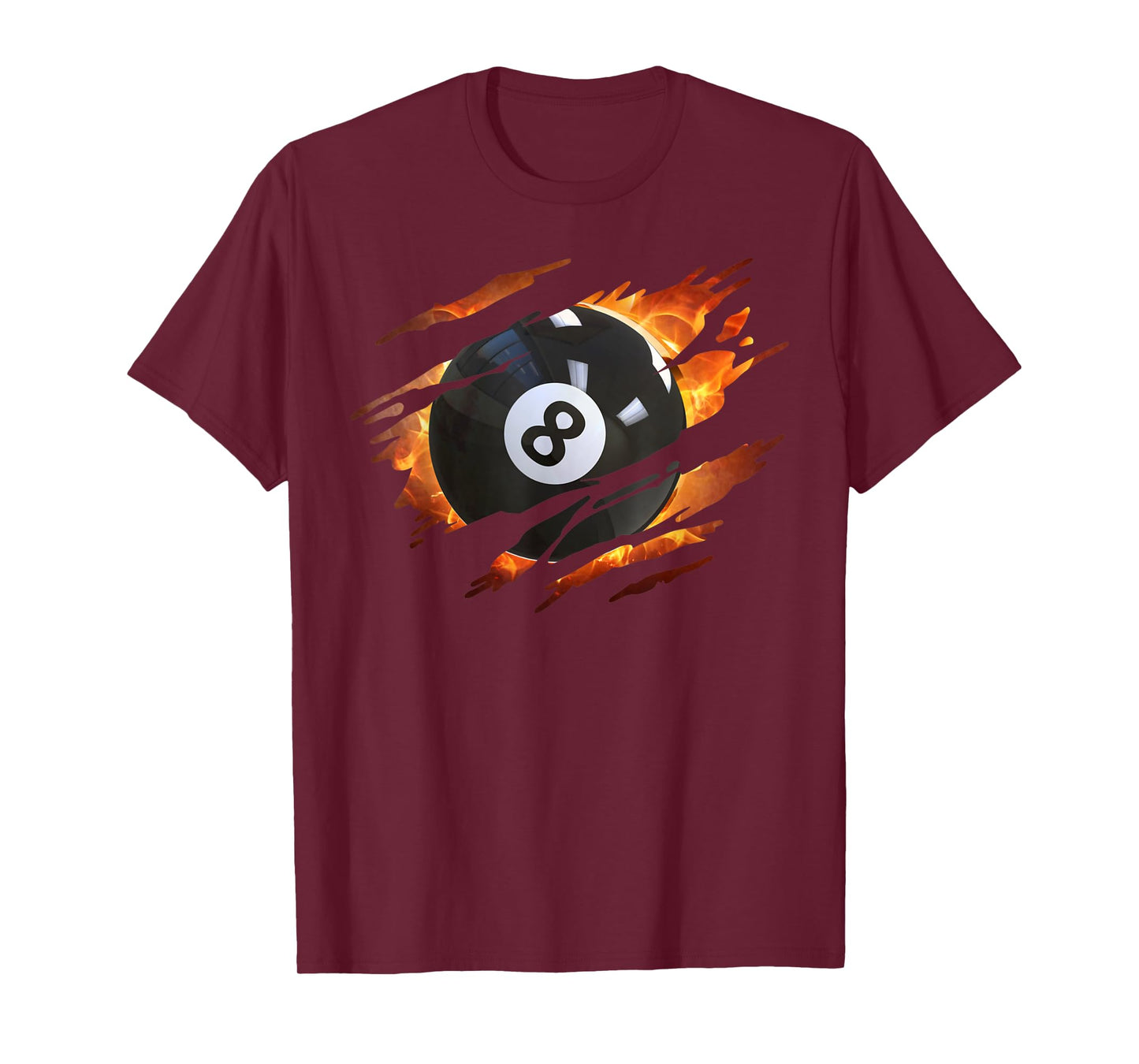 Billiards Tshirts Men 8 Ball Pool Tshirts Pool League T-Shirt