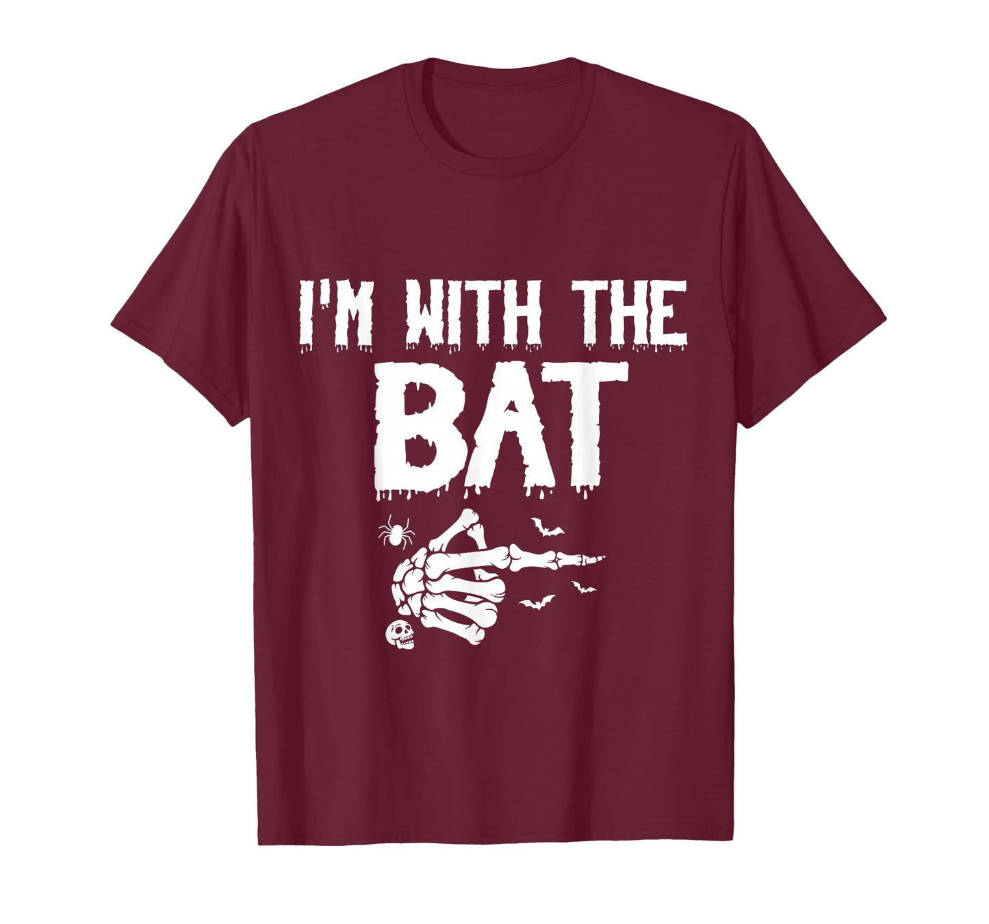 I'm with The bat Funny Matching Couple Costume Halloween T-Shirt
