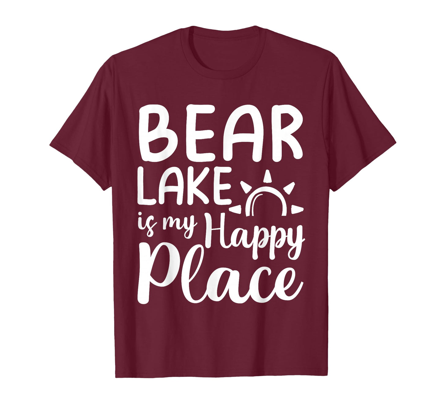 Bear Lake Is My Happy Place - Camping Nature Outdoor Lake T-Shirt