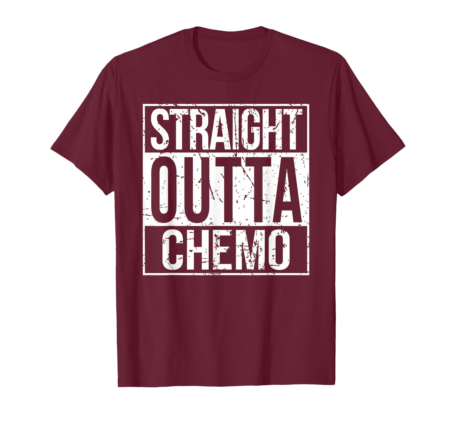 Straight Outta Chemo Shirt Battle Cancer Awareness T-Shirt T-Shirt