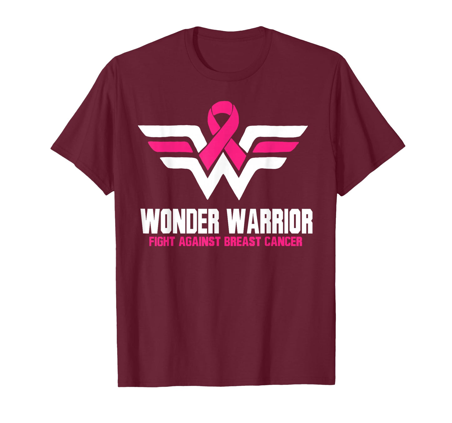 Super Hero Breast Cancer T-Shirt For Women T-Shirt