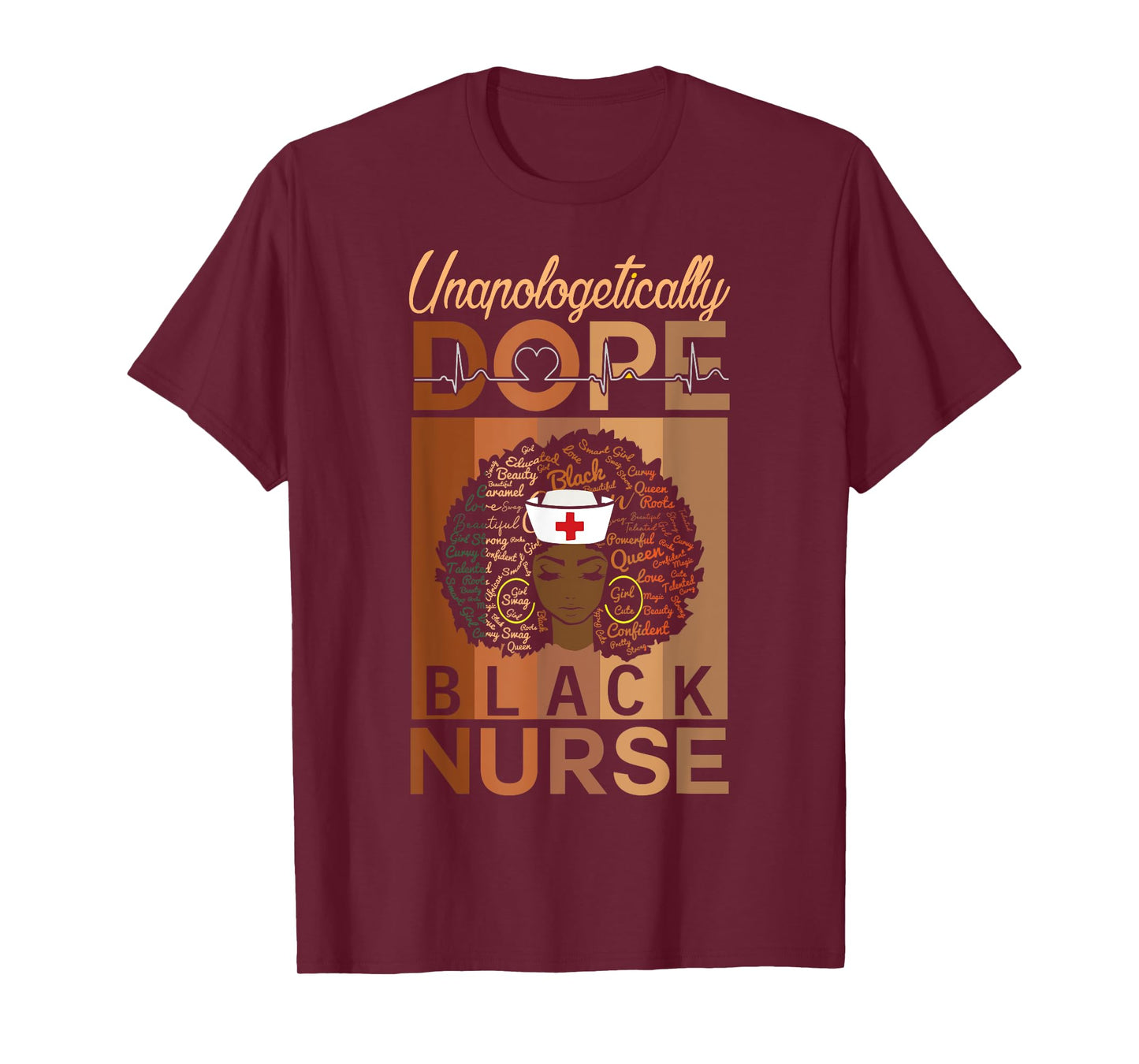 Unapologetically Dope Black Nurse Black History Month T-Shirt