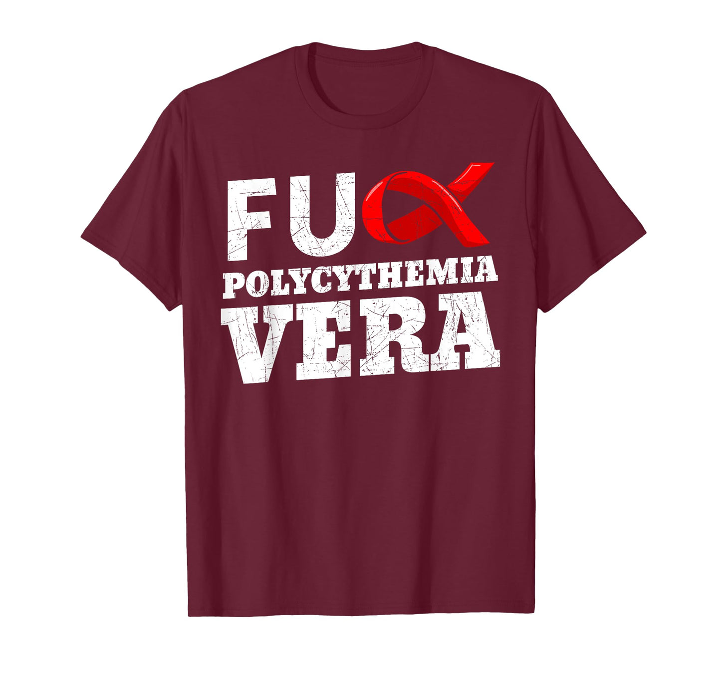 Polycythemia Vera Awareness PV Erythremia Vaquez Disease PCV T-Shirt