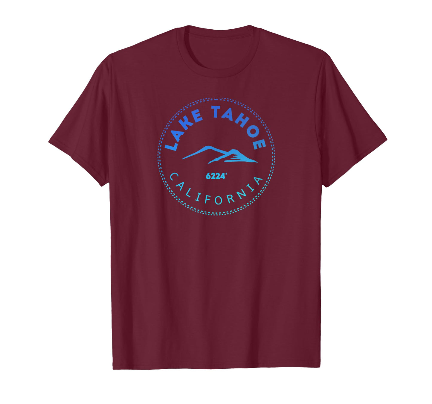 Lake Tahoe California Retro Mountain T-Shirt