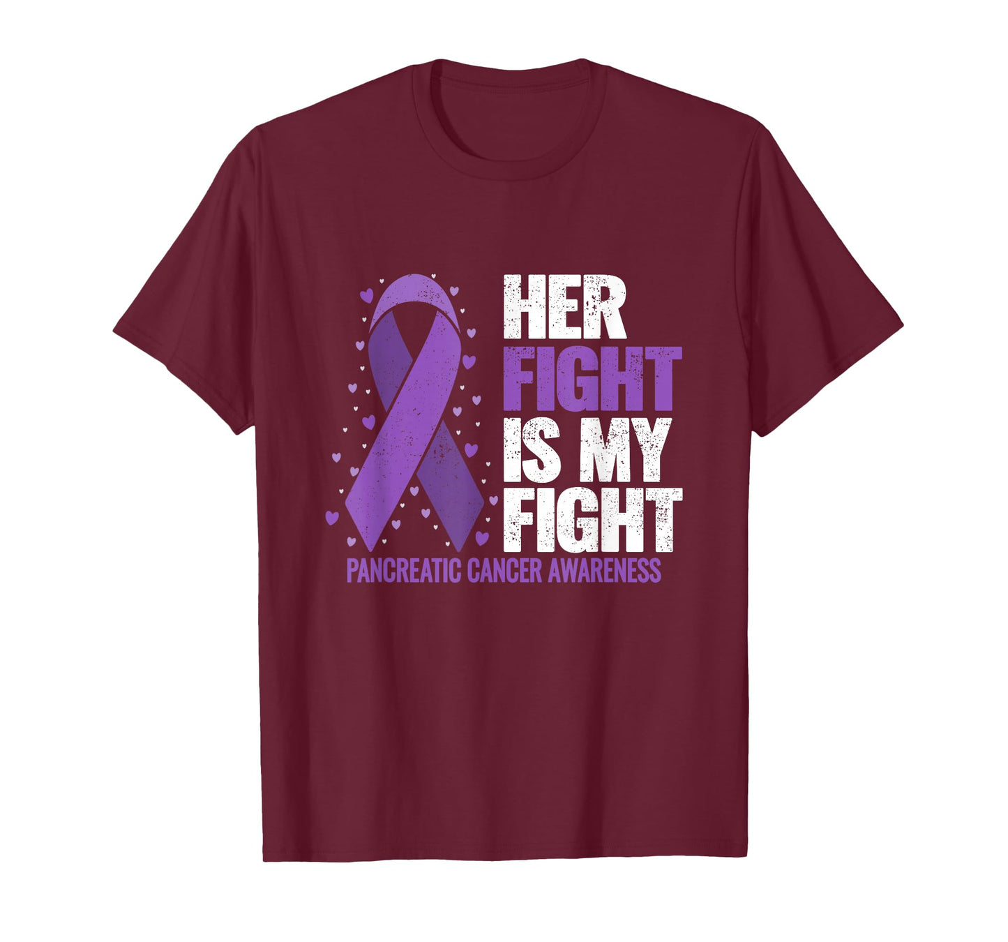Her Fight is my Fight Pancreatic Cancer Awareness T-Shirt
