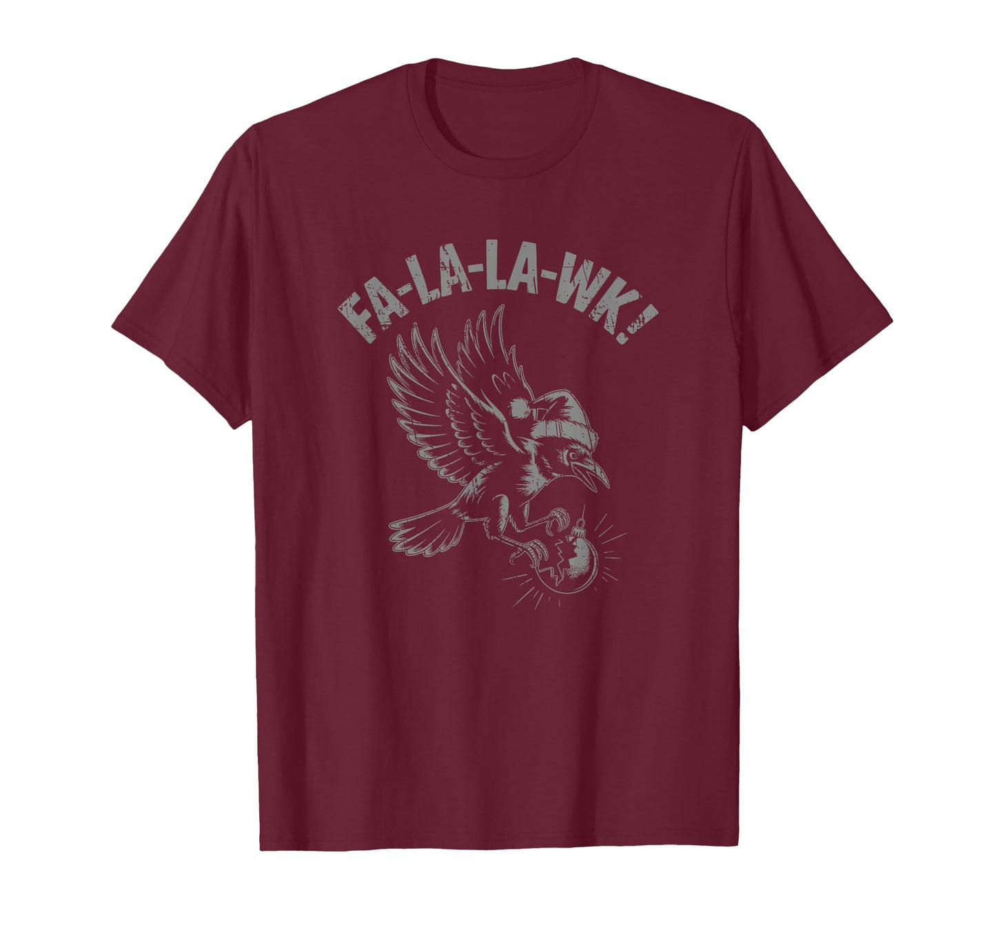 Funny Christmas F-CAW-F Crow T-Shirt