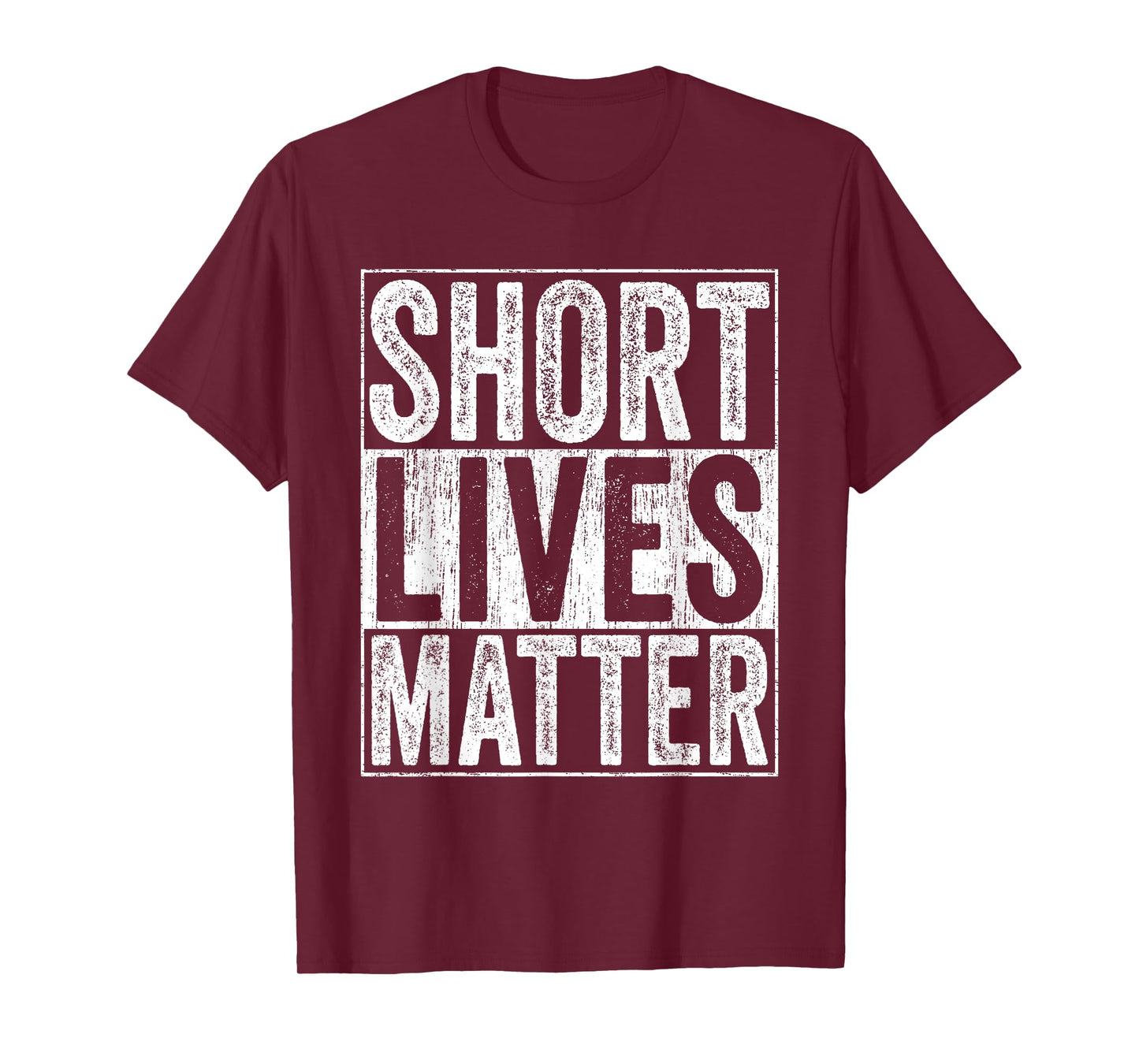 Short Lives Matter Funny Vintage Short Persons T-Shirt