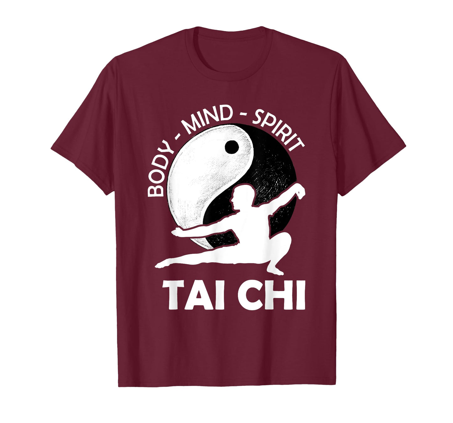 Tai Chi - Spiritual Yin Yang Mind Body Wellness Martial Arts T-Shirt