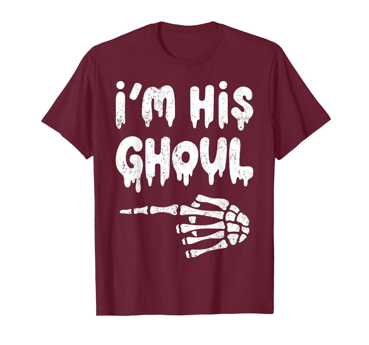I’m His Ghoul I’m Her Boo Funny Halloween Matching Couples T-Shirt