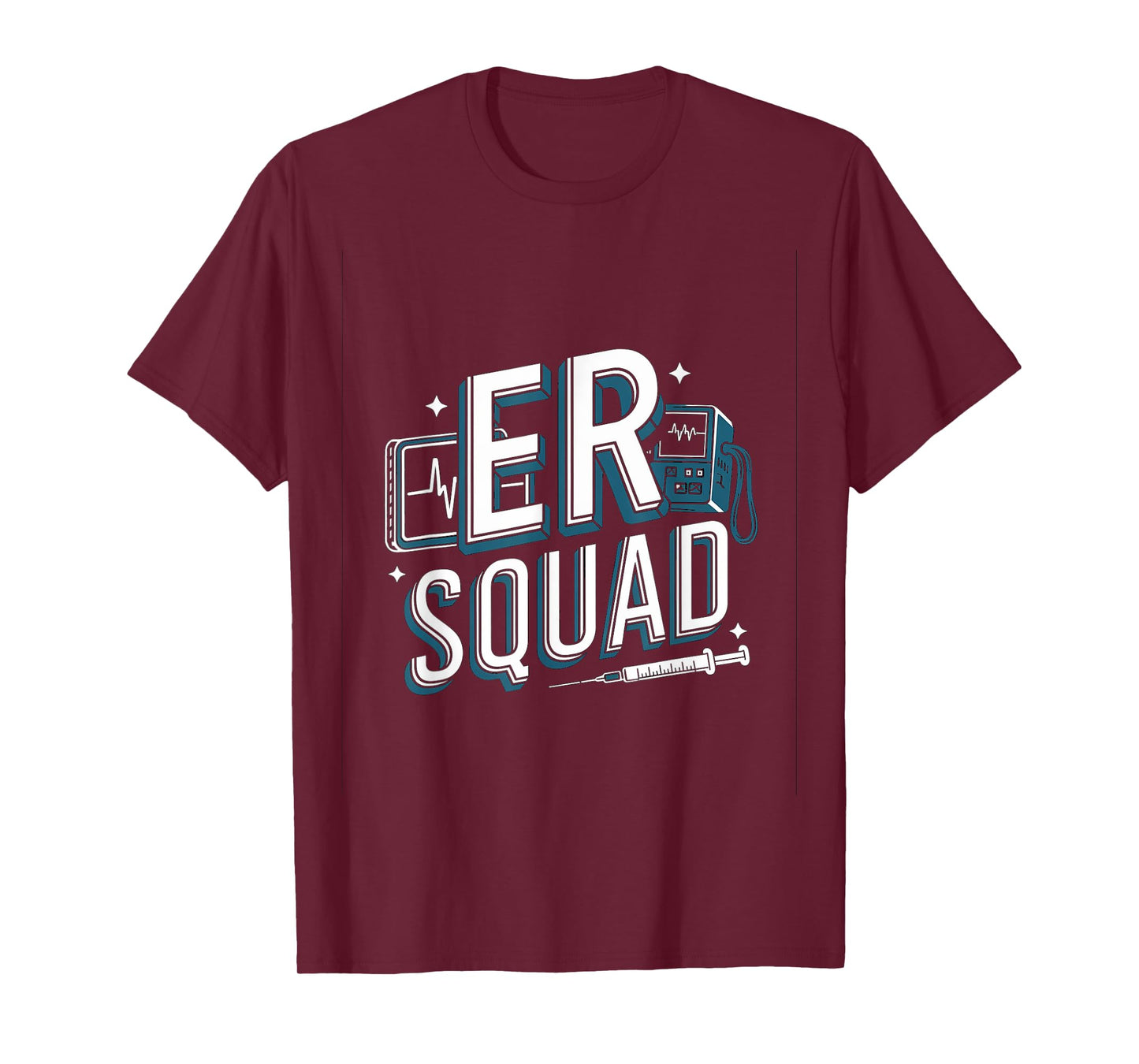 ER Squad Emergency Team Support Graphic T-Shirt