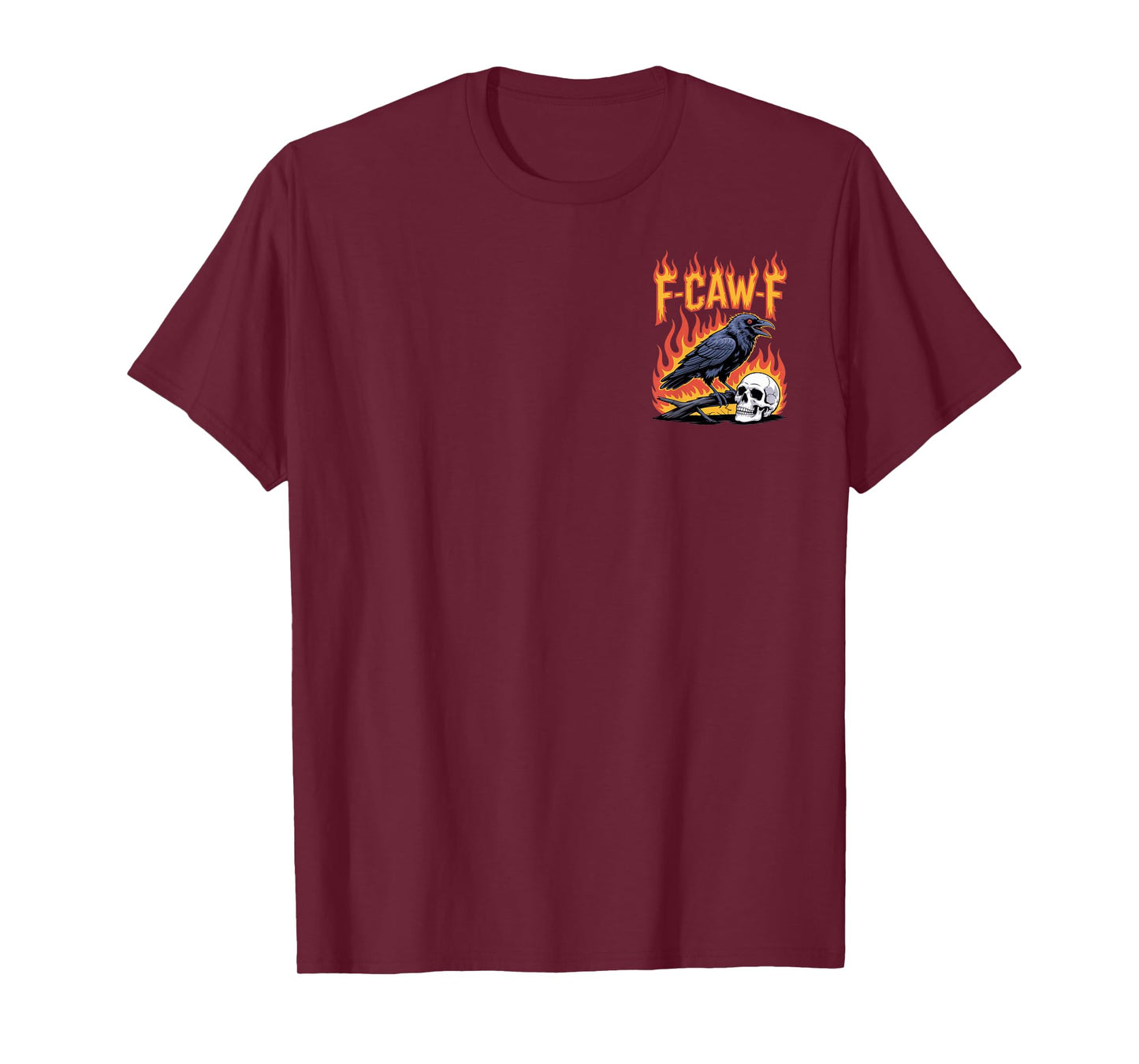 F-Caw-F Funny Crow Lovers Halloween Party Vibe T-Shirt