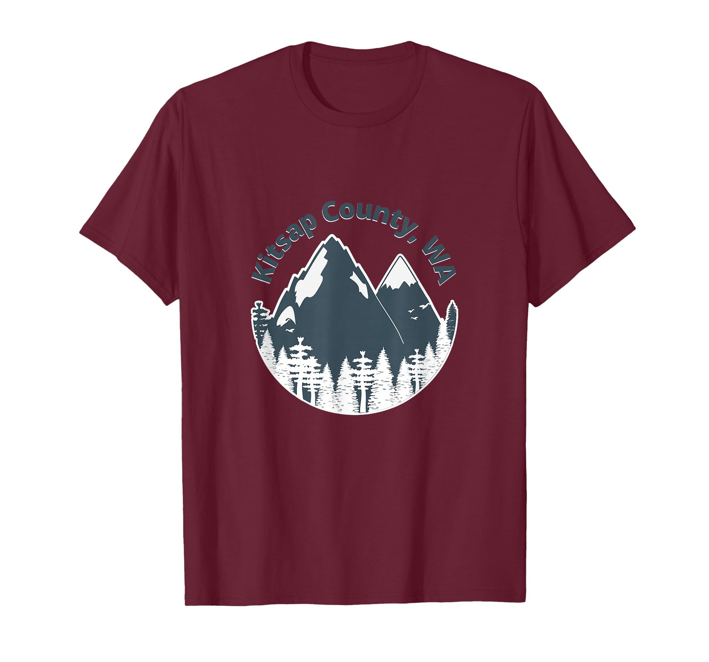 Kitsap County WA Mountains Hiking Climbing & Camping T-Shirt