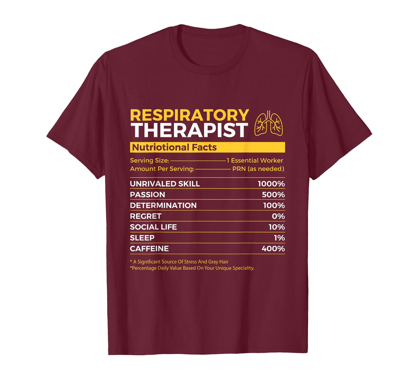 Respiratory Therapist - Lungs Respiratory Therapy T-Shirt