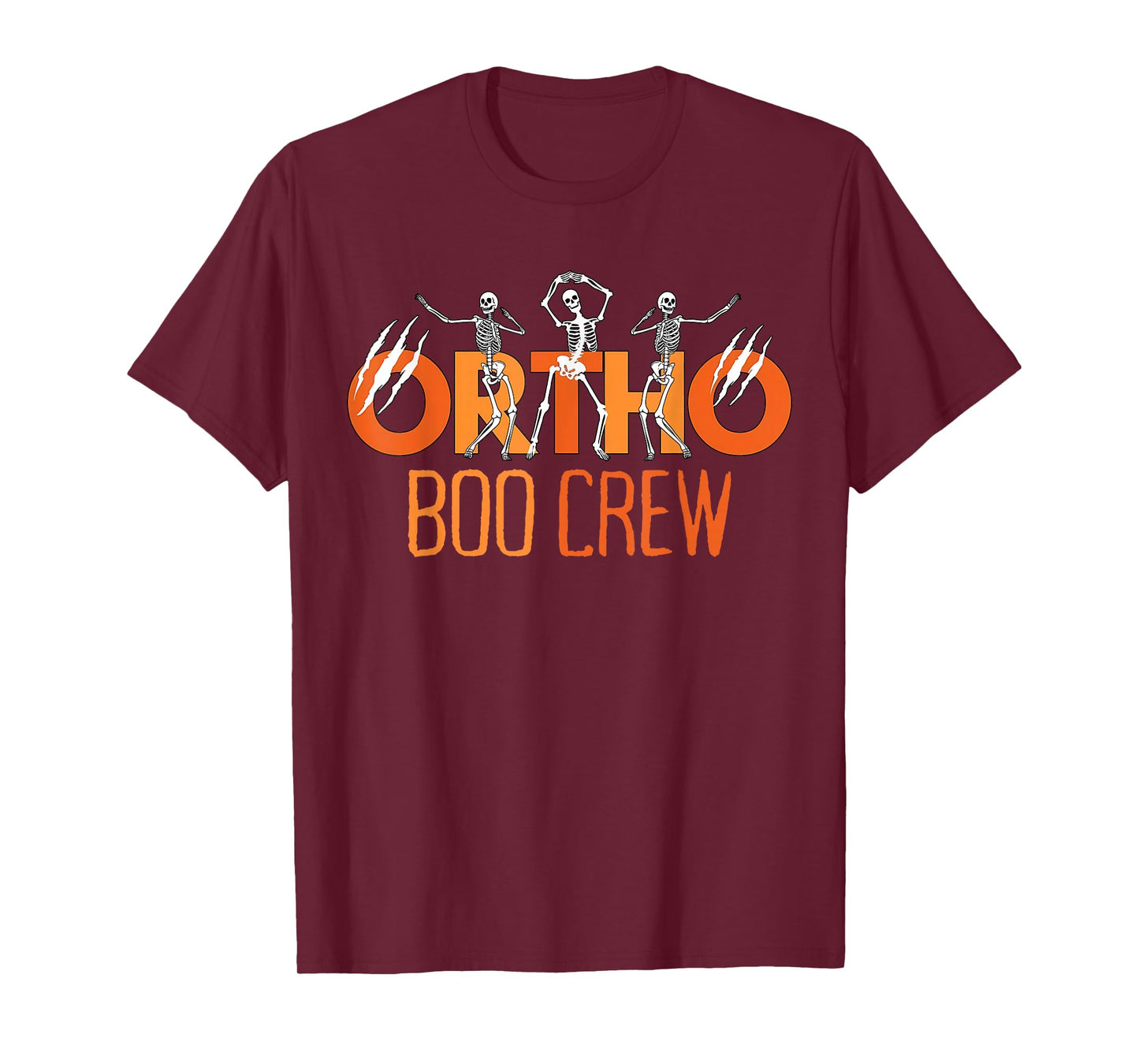 Cute Ortho Squad Spooky Ortho Orthopedic Boo Crew Halloween T-Shirt