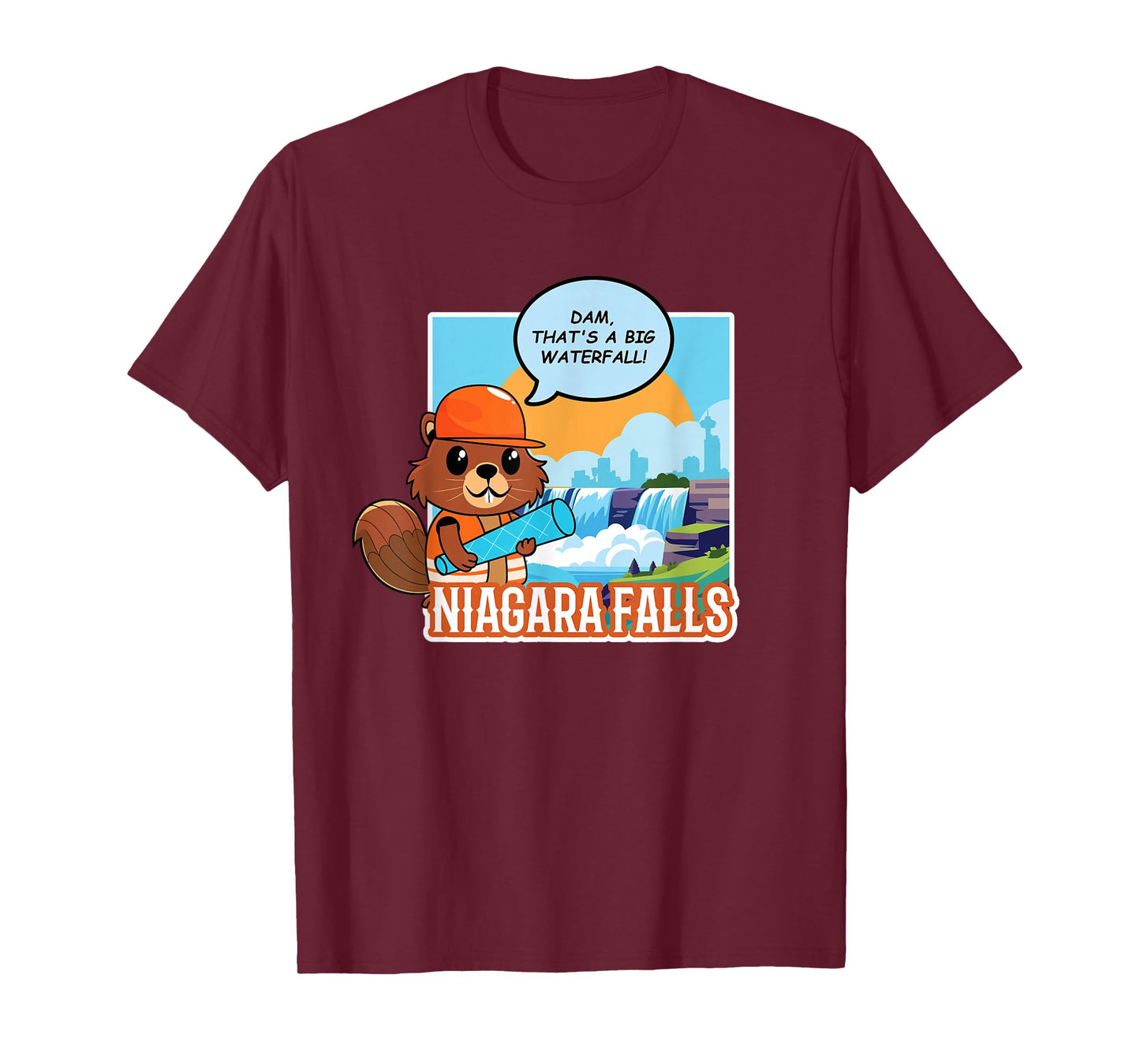 Niagara Falls Canada Souvenir - Canadian Beaver Pun T-Shirt