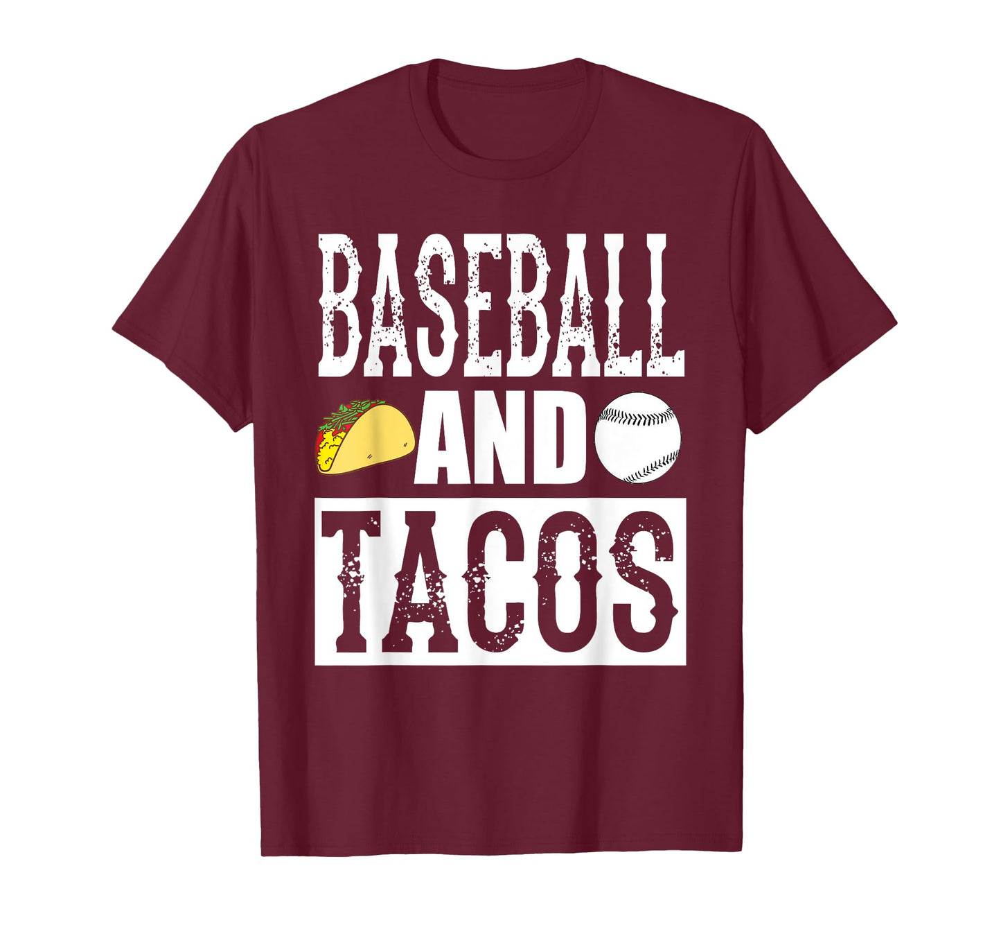 Baseball and Tacos Funny Taco T-Shirt T-Shirt