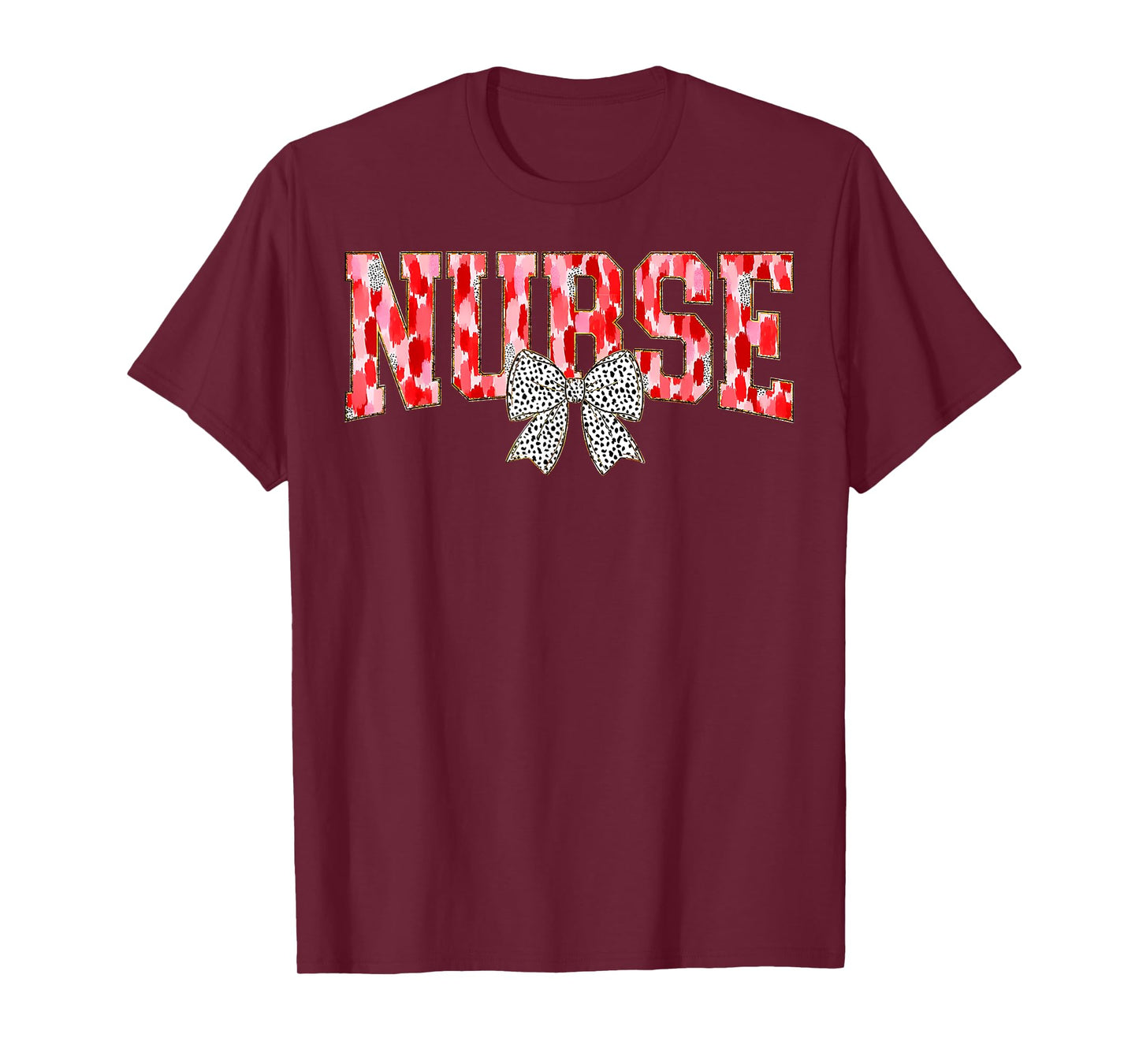 Retro Nurse Coquette Red Bow Girlie Nurse Life T-Shirt