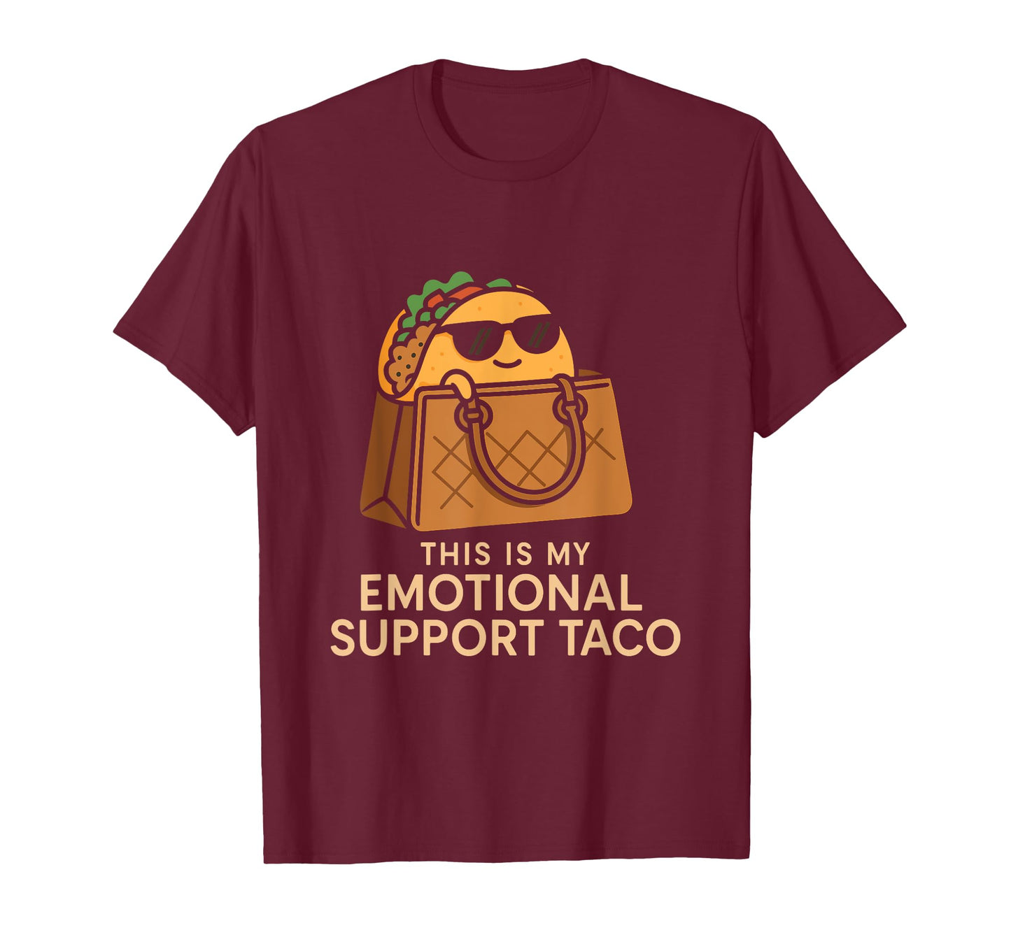 Funny Emotional Support Taco T-Shirt