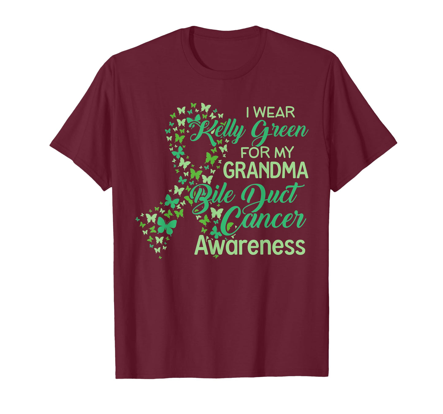 I wear Kelly Green for my Grandma Gallbladder Cancer T-Shirt
