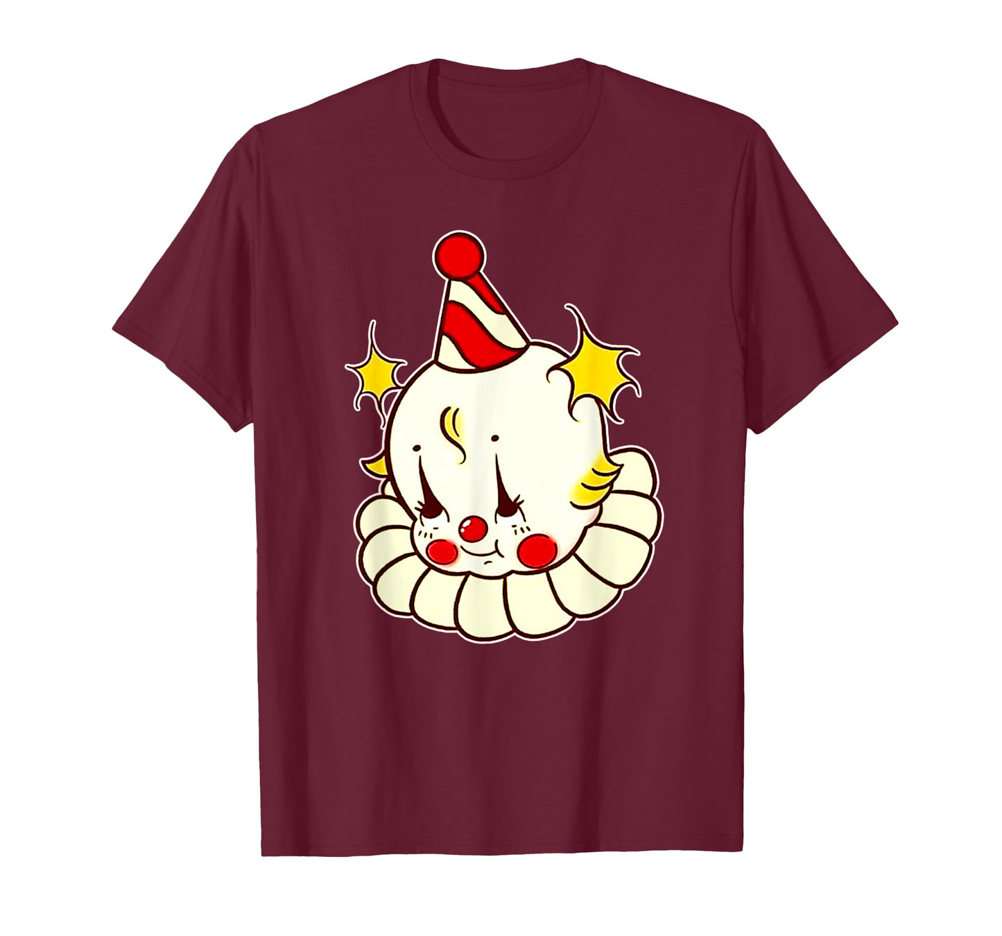 Kewpie Baby Birthday Clown T-Shirt
