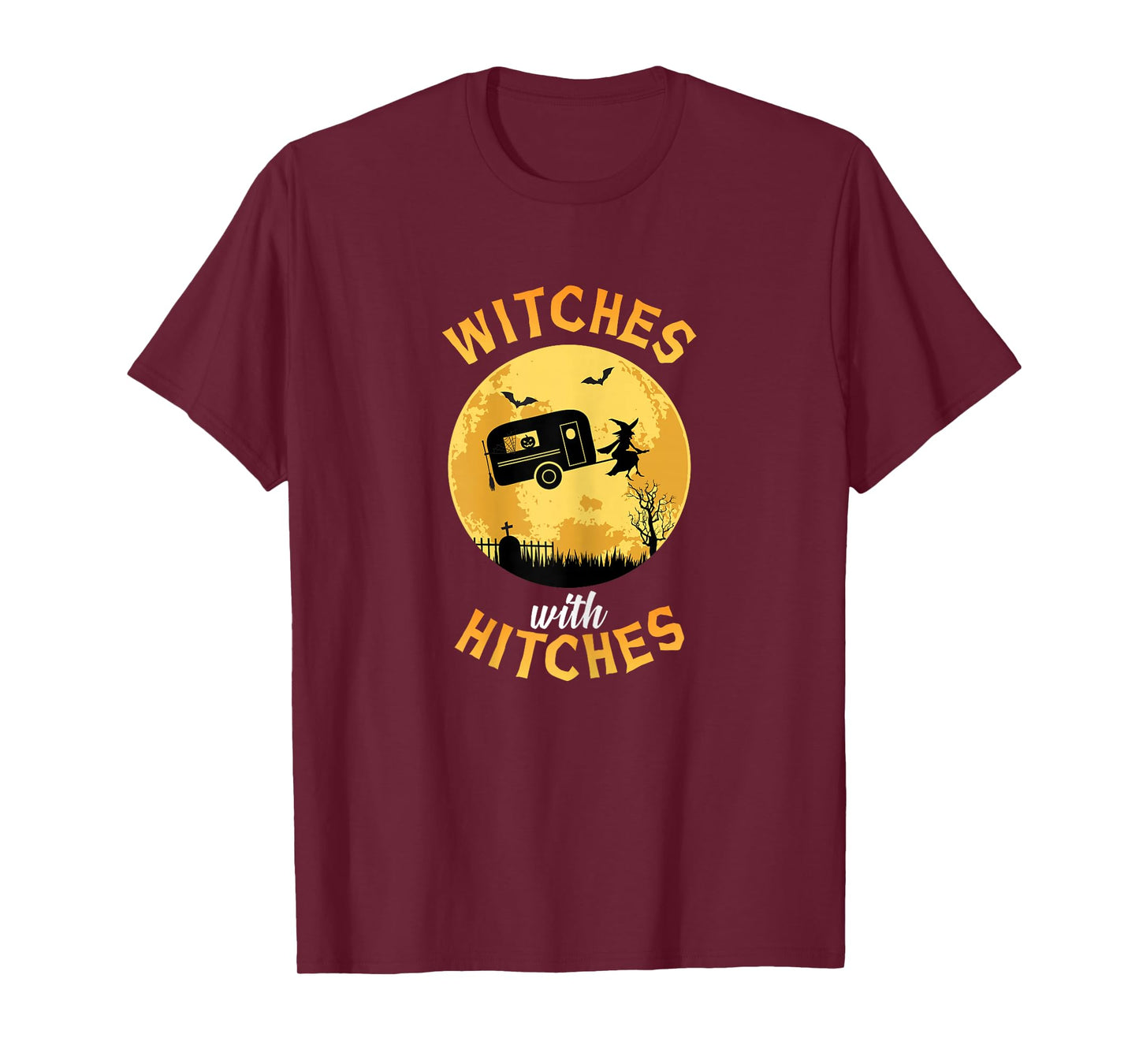 Witches With Hitches T Shirt RV Camping Costume Idea Nature T-Shirt