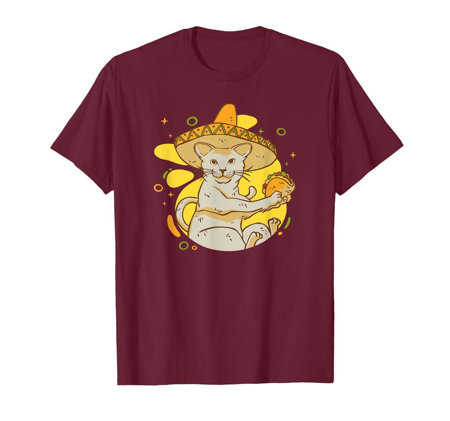 Cat Eating Tacos - Funny Cat T-Shirt