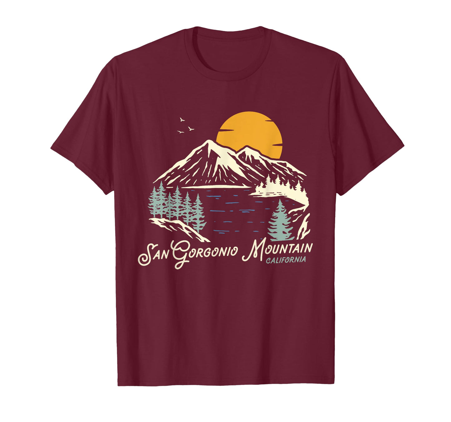 San Gorgonio Mountain Shirt, Hiking & Outdoor California T-Shirt