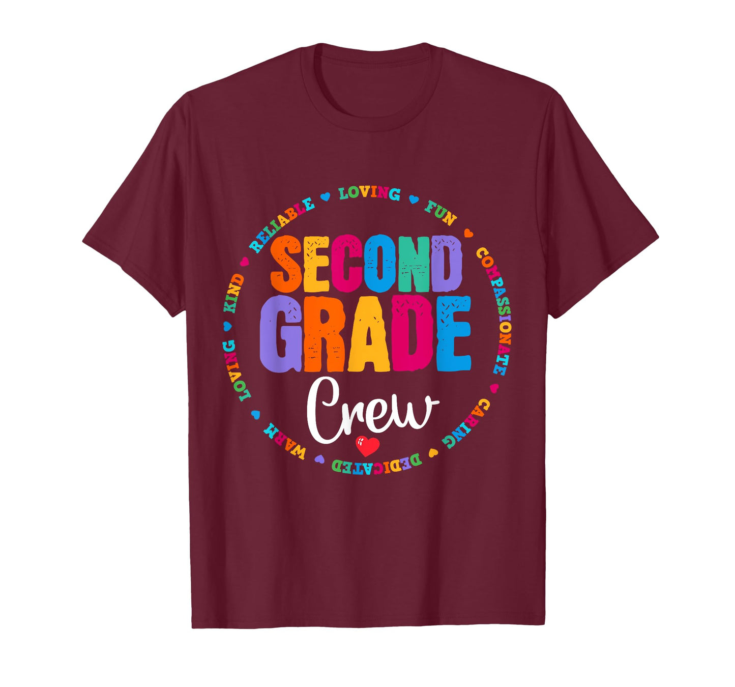 Second Grade Crew 2nd Back to School Teacher Team Squad T-Shirt