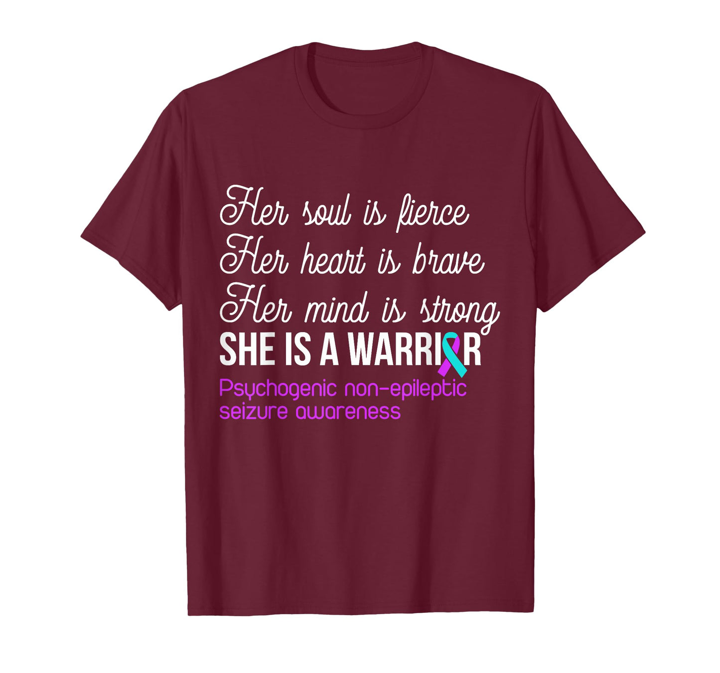 She Is A Warrior Psychogenic Non-epileptic Seizure Awareness T-Shirt