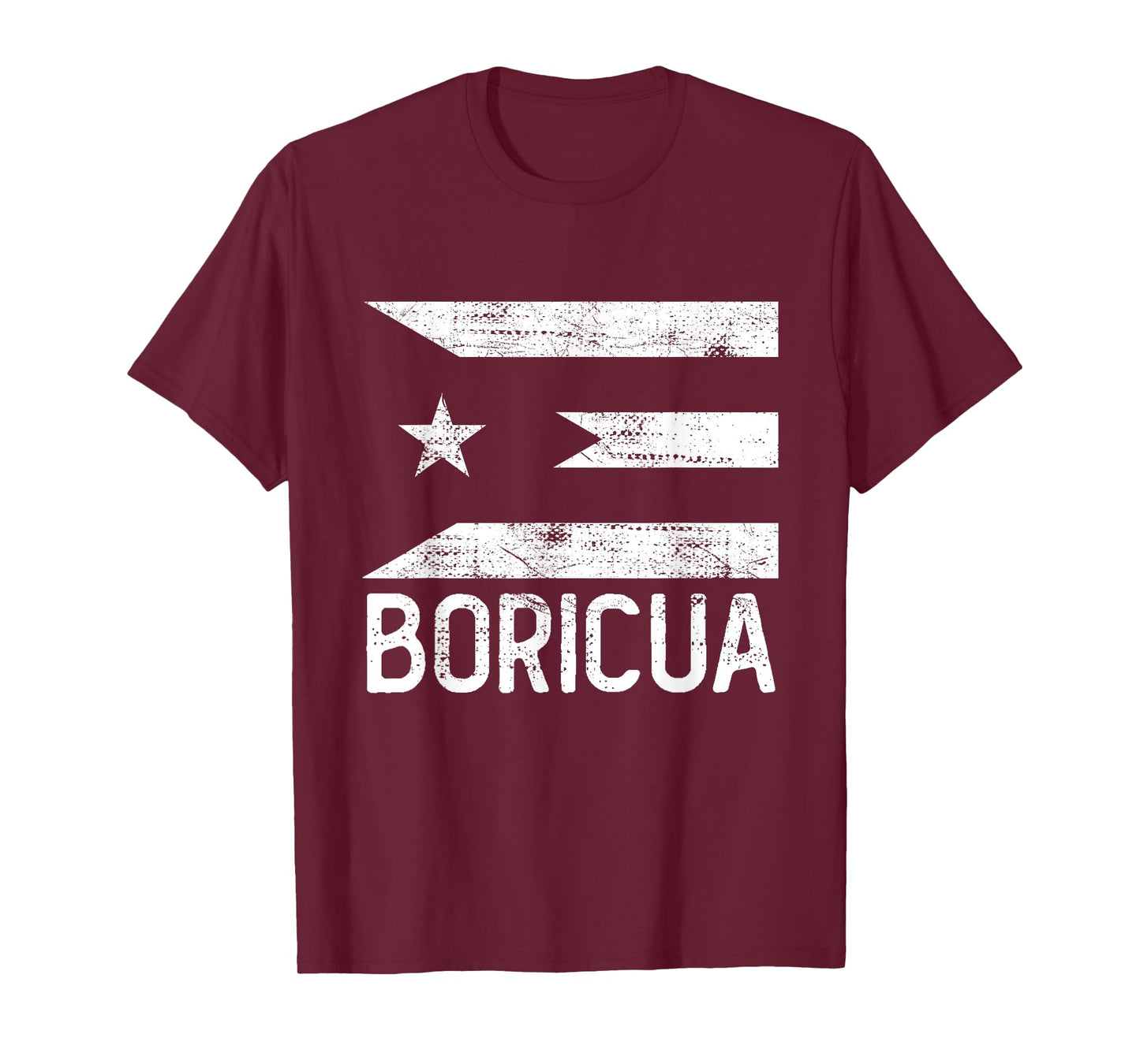 boricua black Puerto Rico flag hispanic heritage month T-Shirt