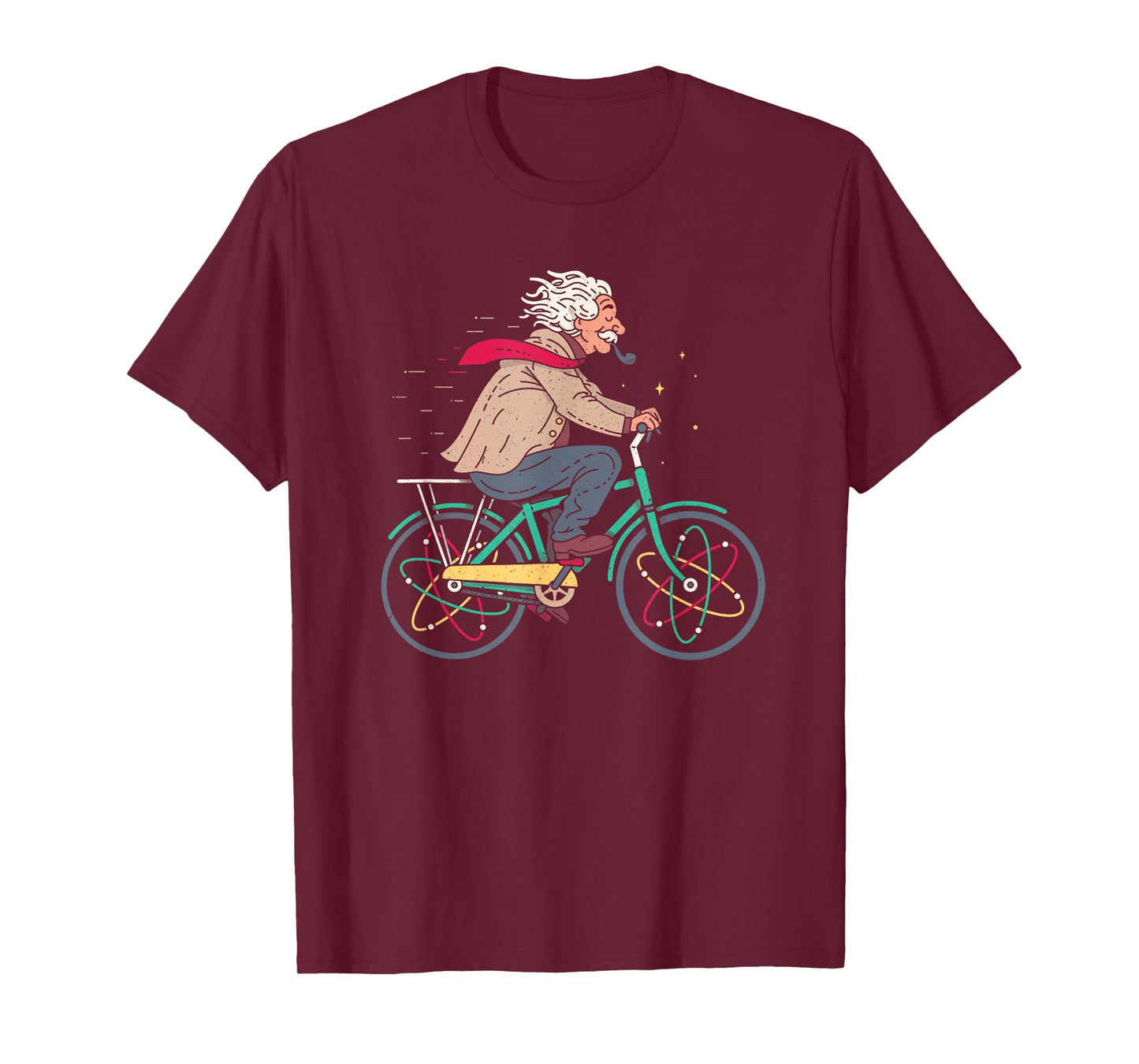 Atomic Bicycle Science Professor Men Kids Chemistry T-Shirt