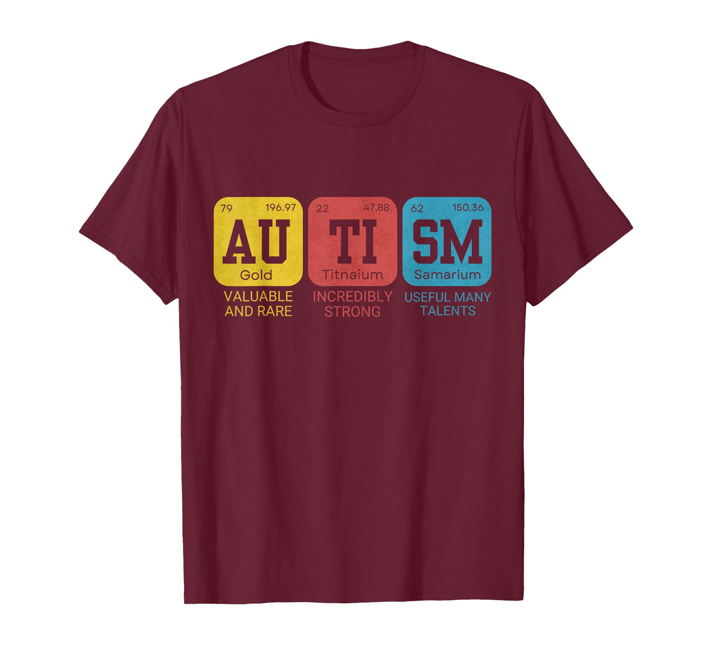 Autism Elements Periodic Table Awareness ASD T-Shirt