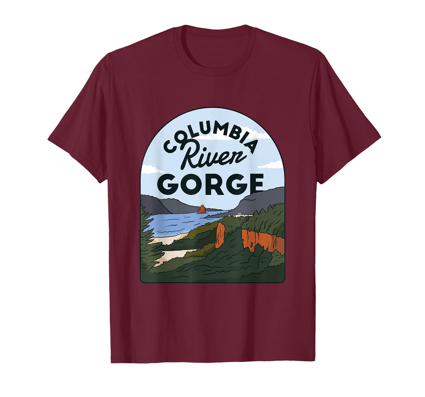 Columbia River Gorge Oregon Travel Nature Portland Salem T-Shirt