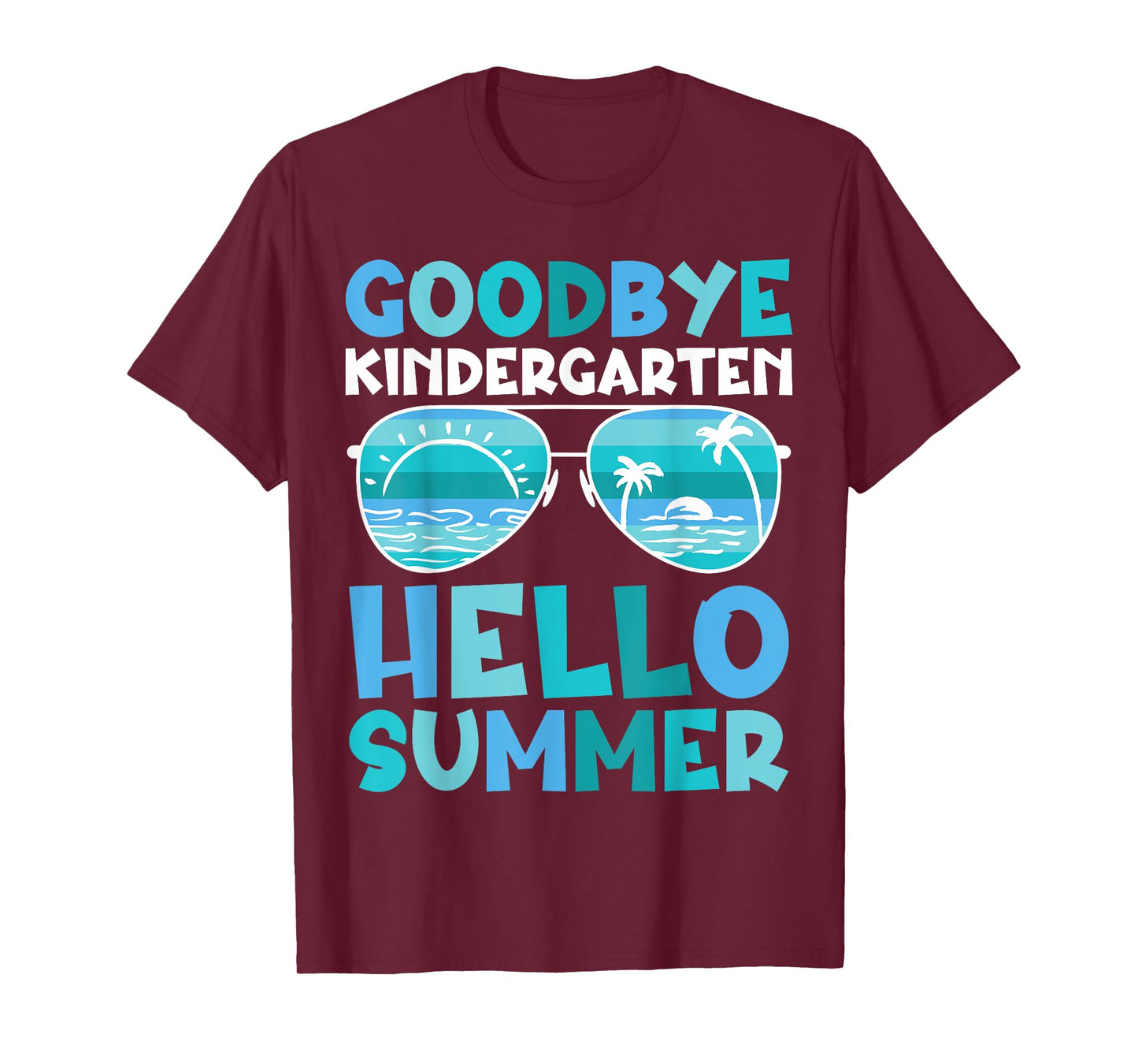 Goodbye Kindergarten Hello Summer Kinder Graduate Kids T-Shirt
