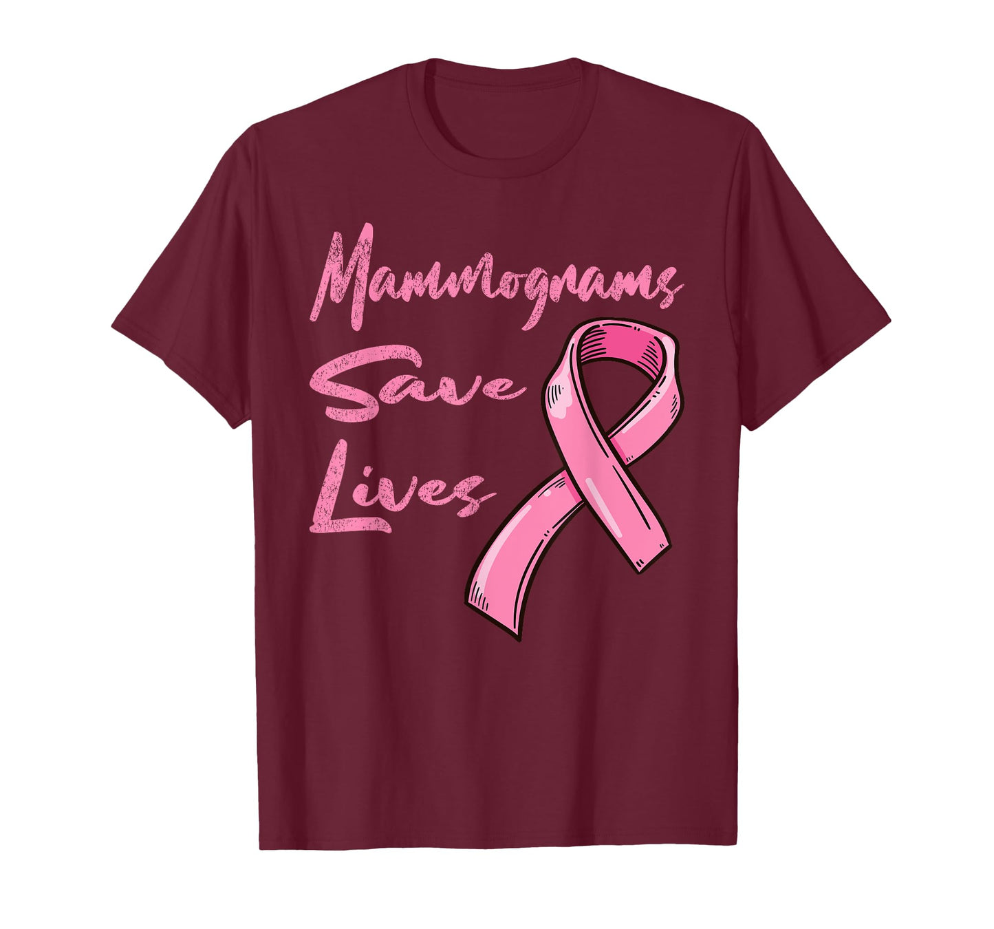 Mammograms Save Lives Breast Cancer Awareness T-Shirt