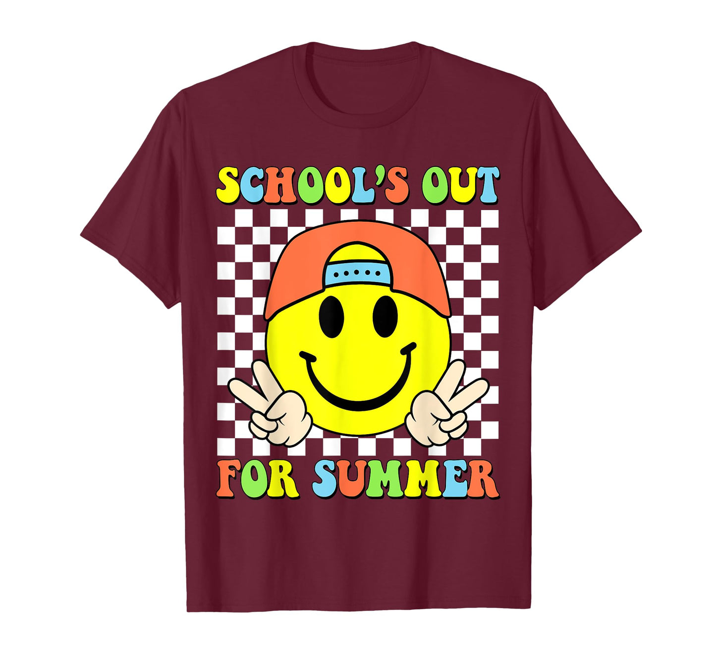 Funny Kids Boys Last Day Of School Schools Out For Summer T-Shirt