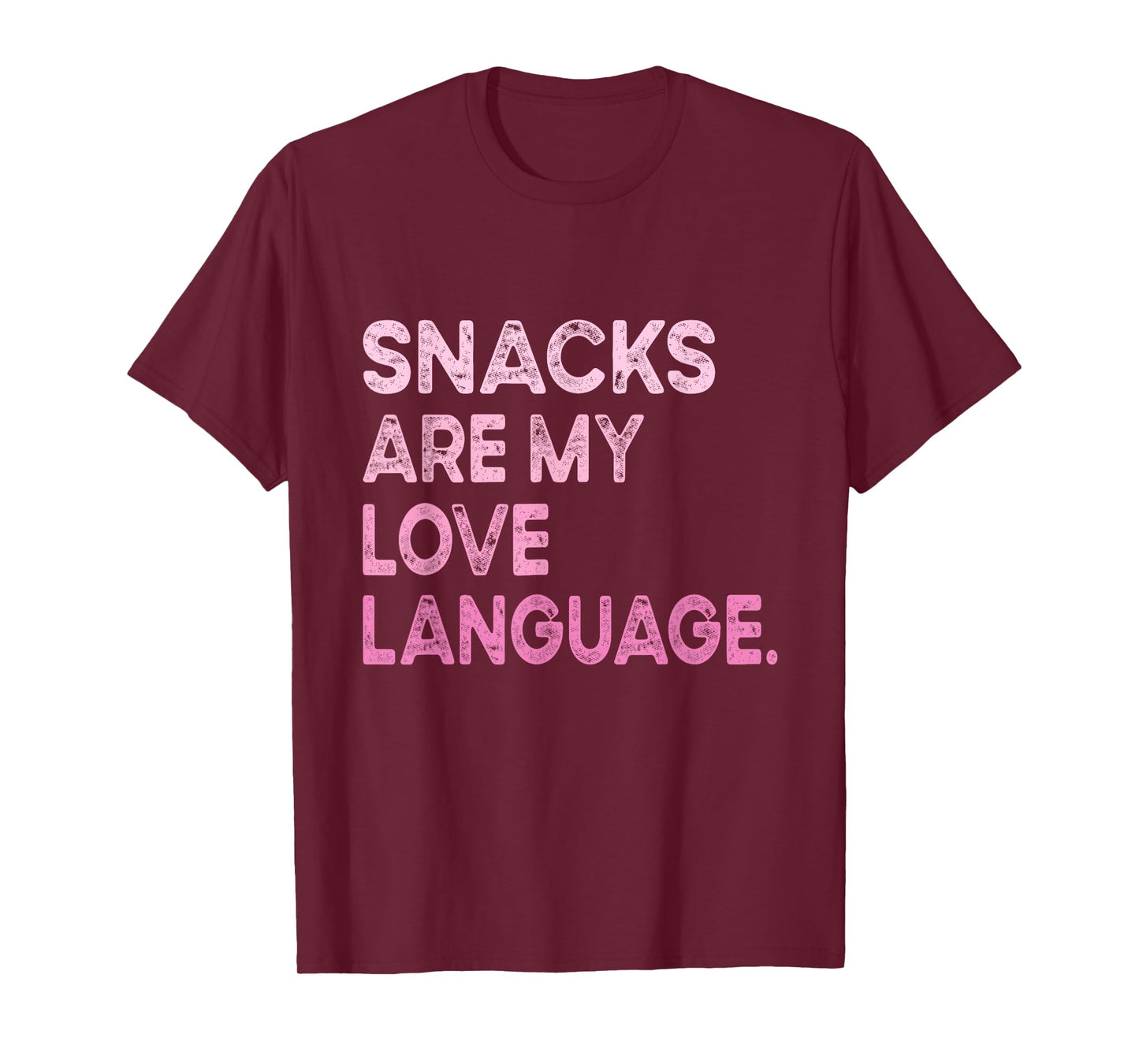 Snacks Are My Love Language Valentine Day Kids Boys T-Shirt