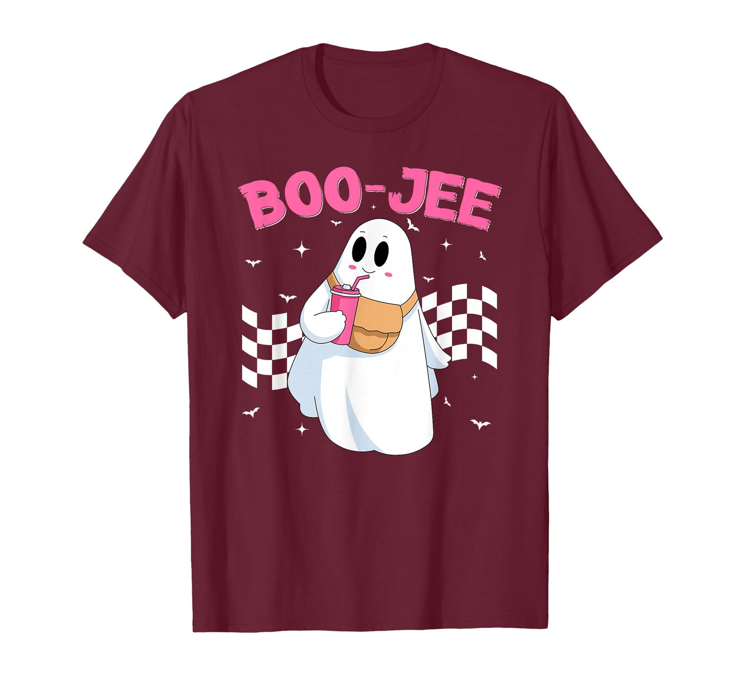 Boo JEE Boujee Cute Ghost Spooky Funny Boo Ghost Halloween T-Shirt