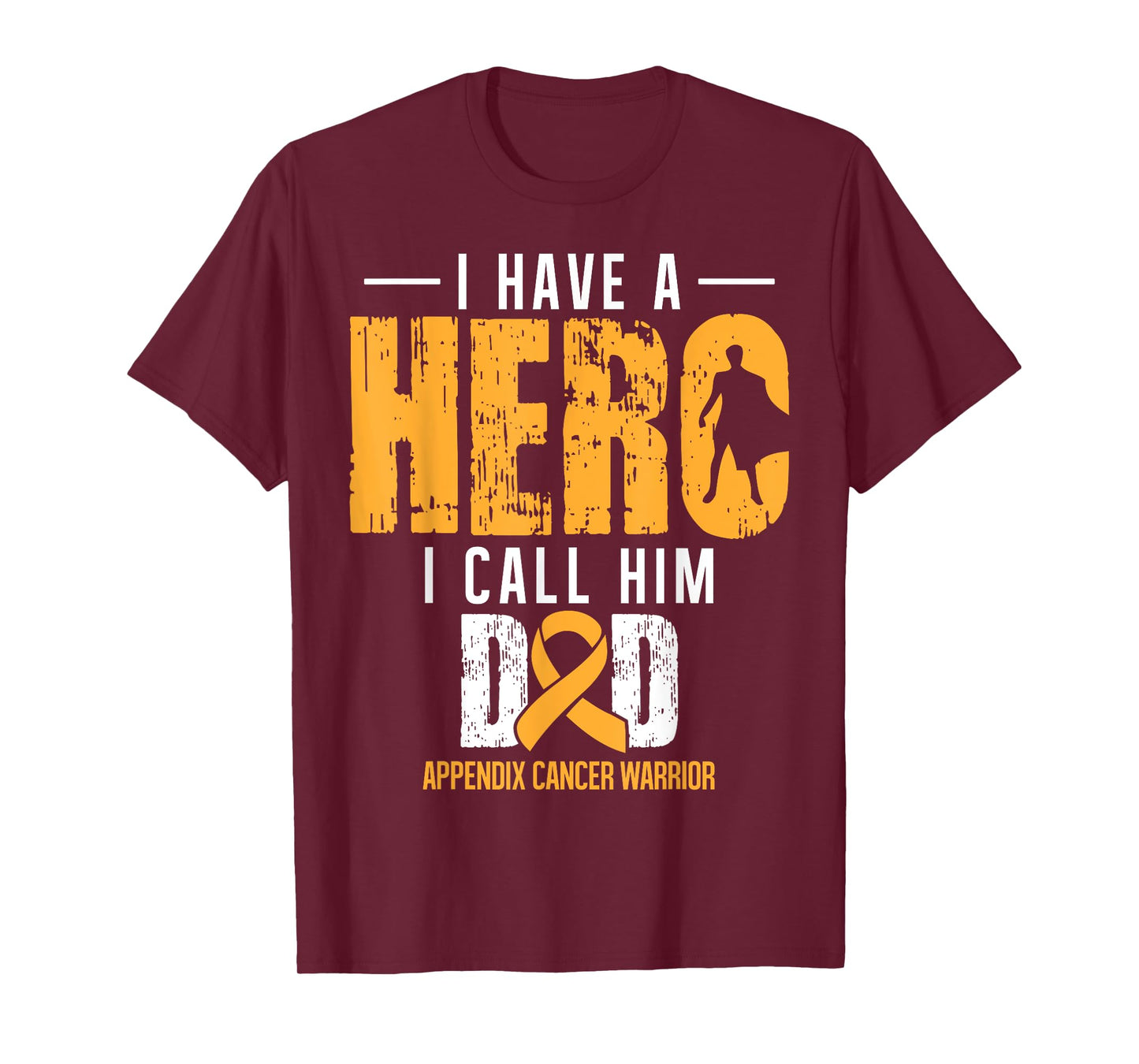 Appendix Cancer Awareness Ribbon T Shirts T-Shirt