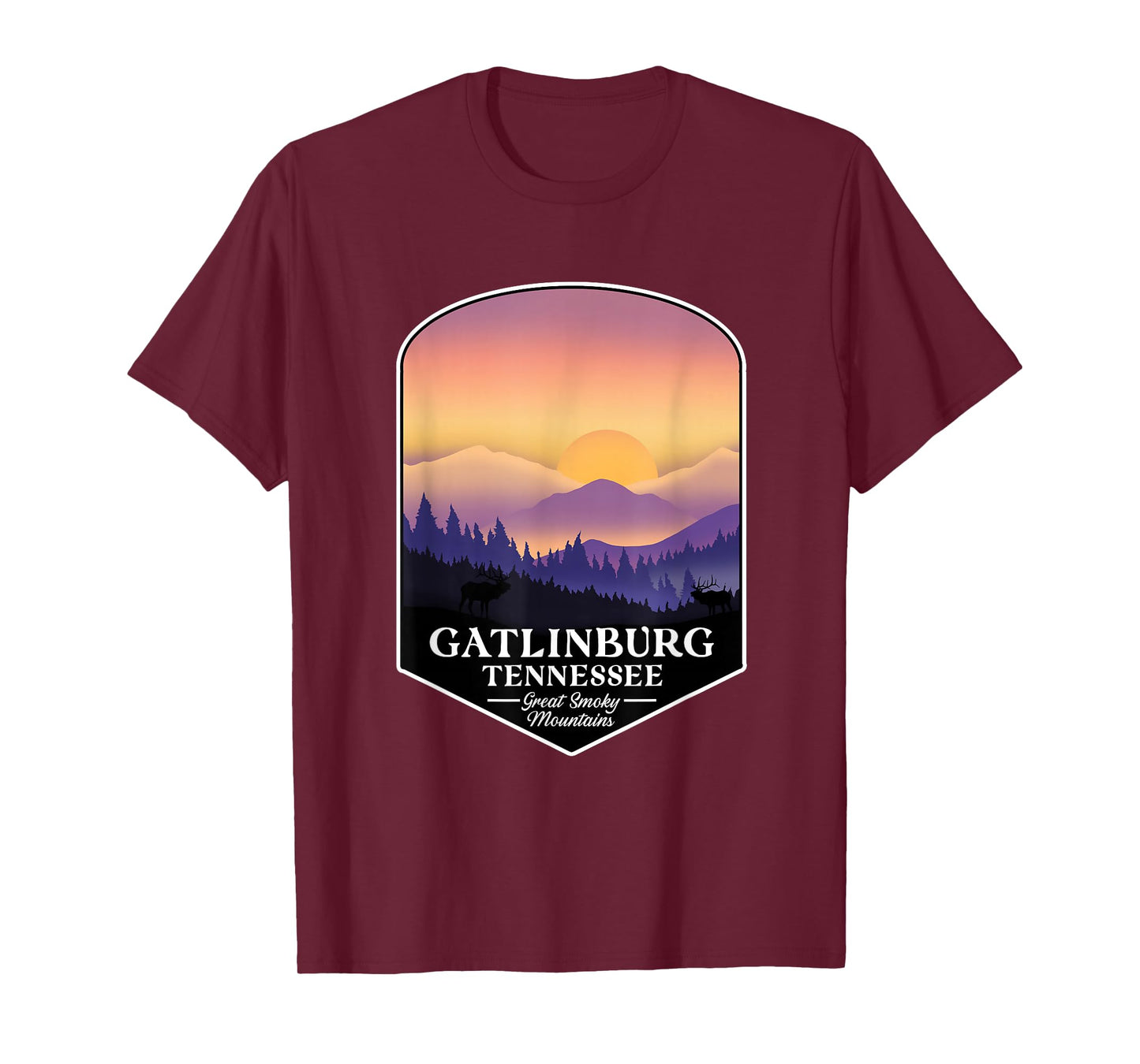 Great Smoky Mountains - Gatlingburg Tennessee Hiking T-Shirt