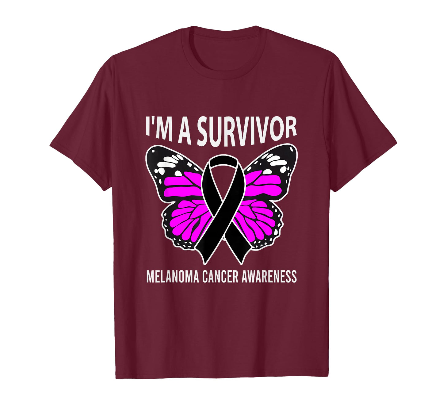 Im A Survivor Melanoma Skin Cancer Awareness T-Shirt