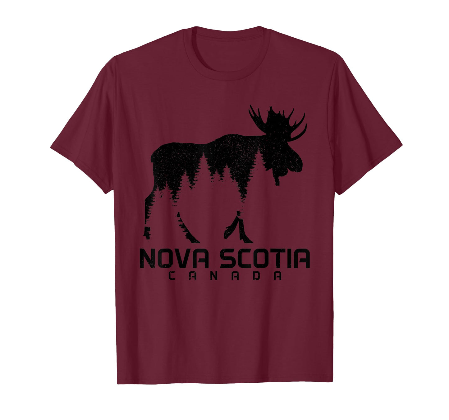 Nova Scotia Canada Vintage Moose Souvenir T-Shirt