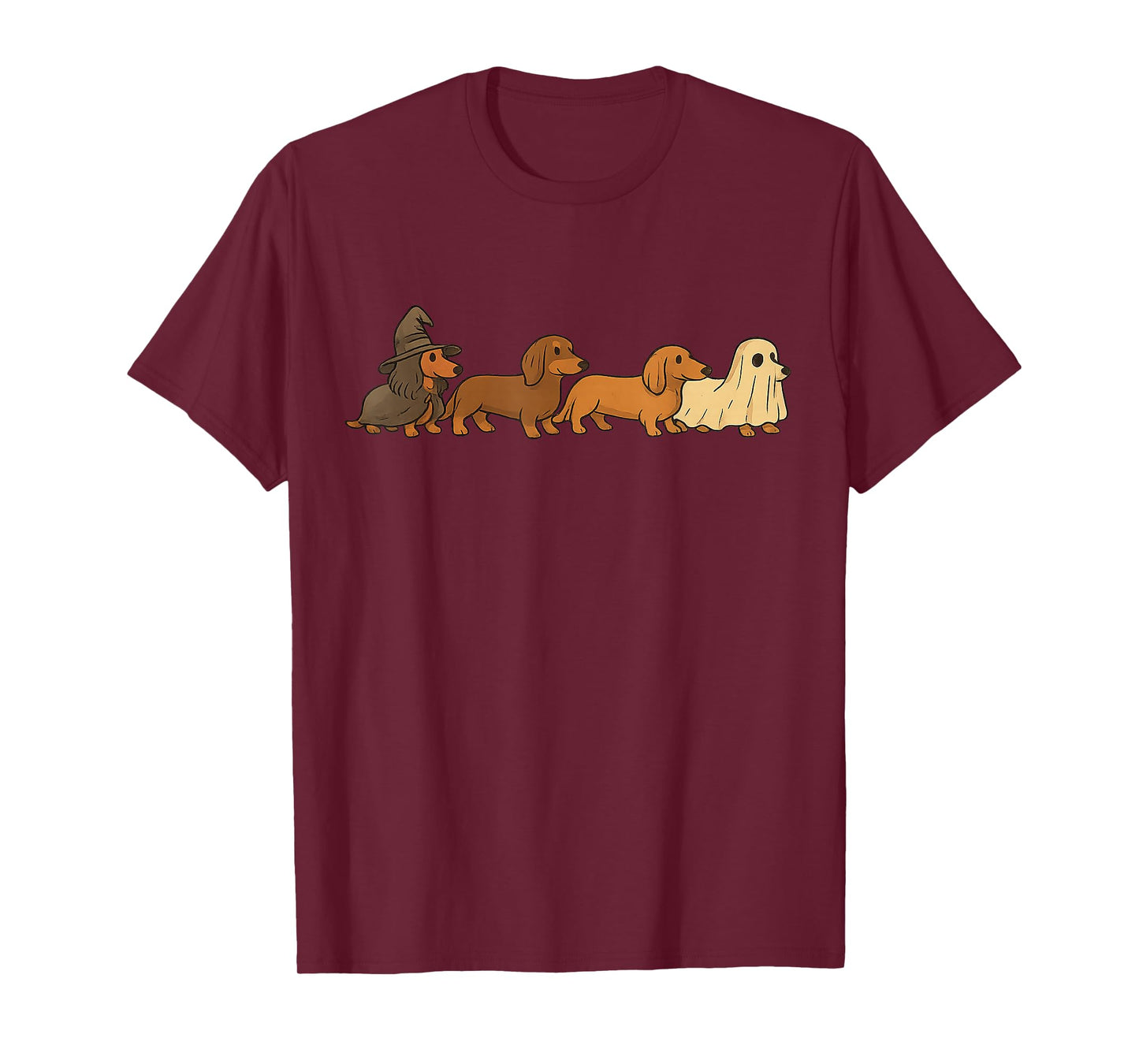 Dachshund Happy Halloweiner Funny Halloween Dogs Lover T-Shirt