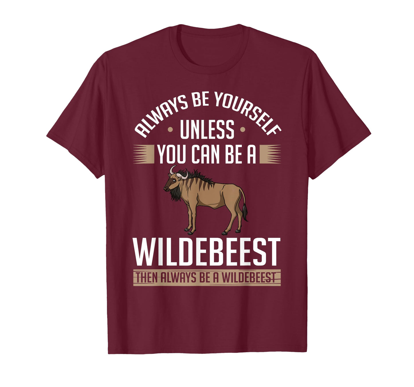 Blue Wildebeest Gnu Animal Antelope T-Shirt